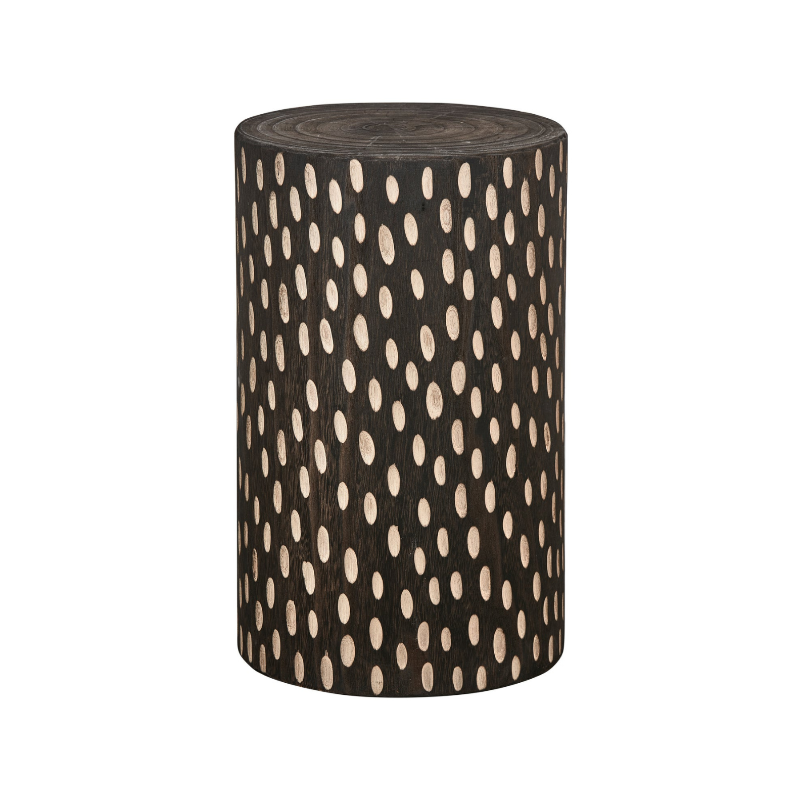 Perry Stool Wood Dark Brown
