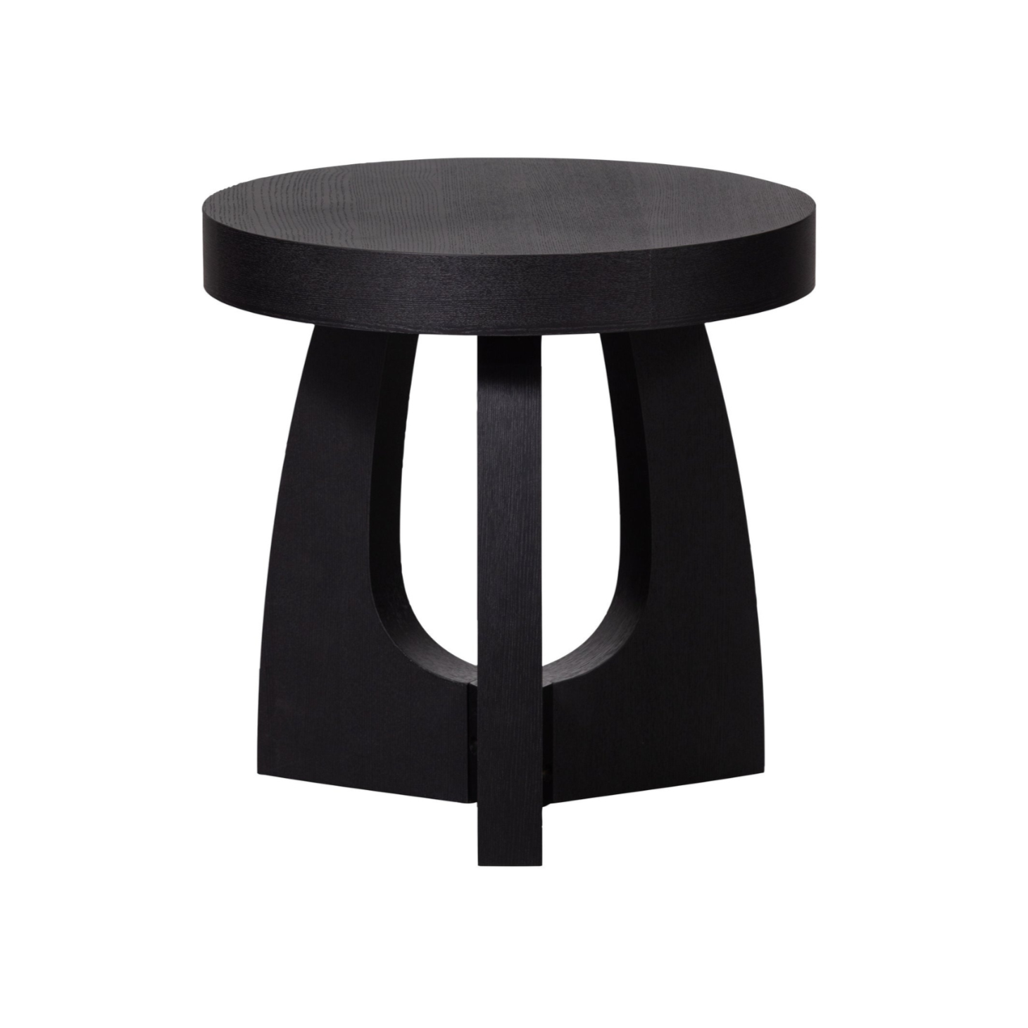 Tala Side Table MDF Veneer Black 45xo45cm