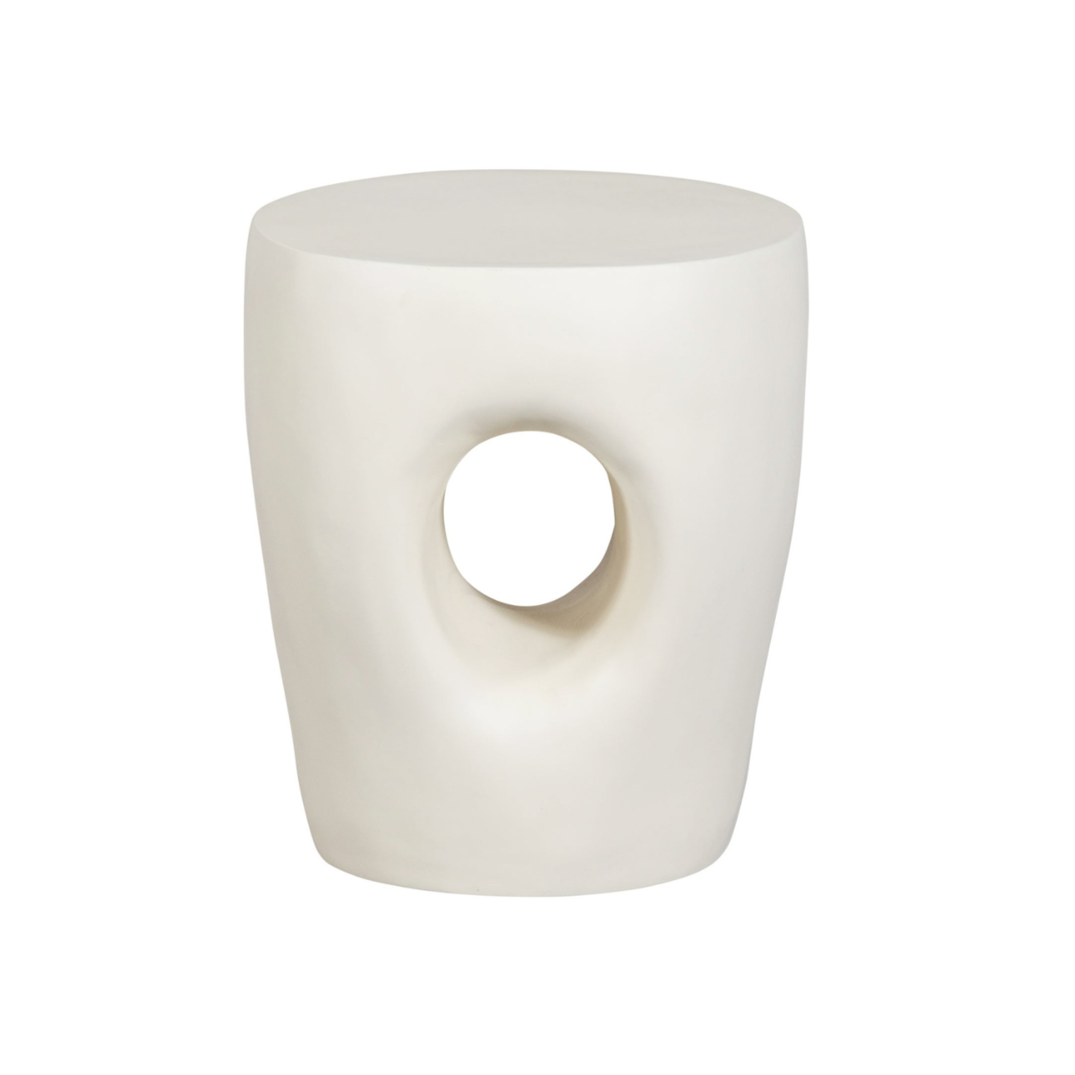 Side table mica cream