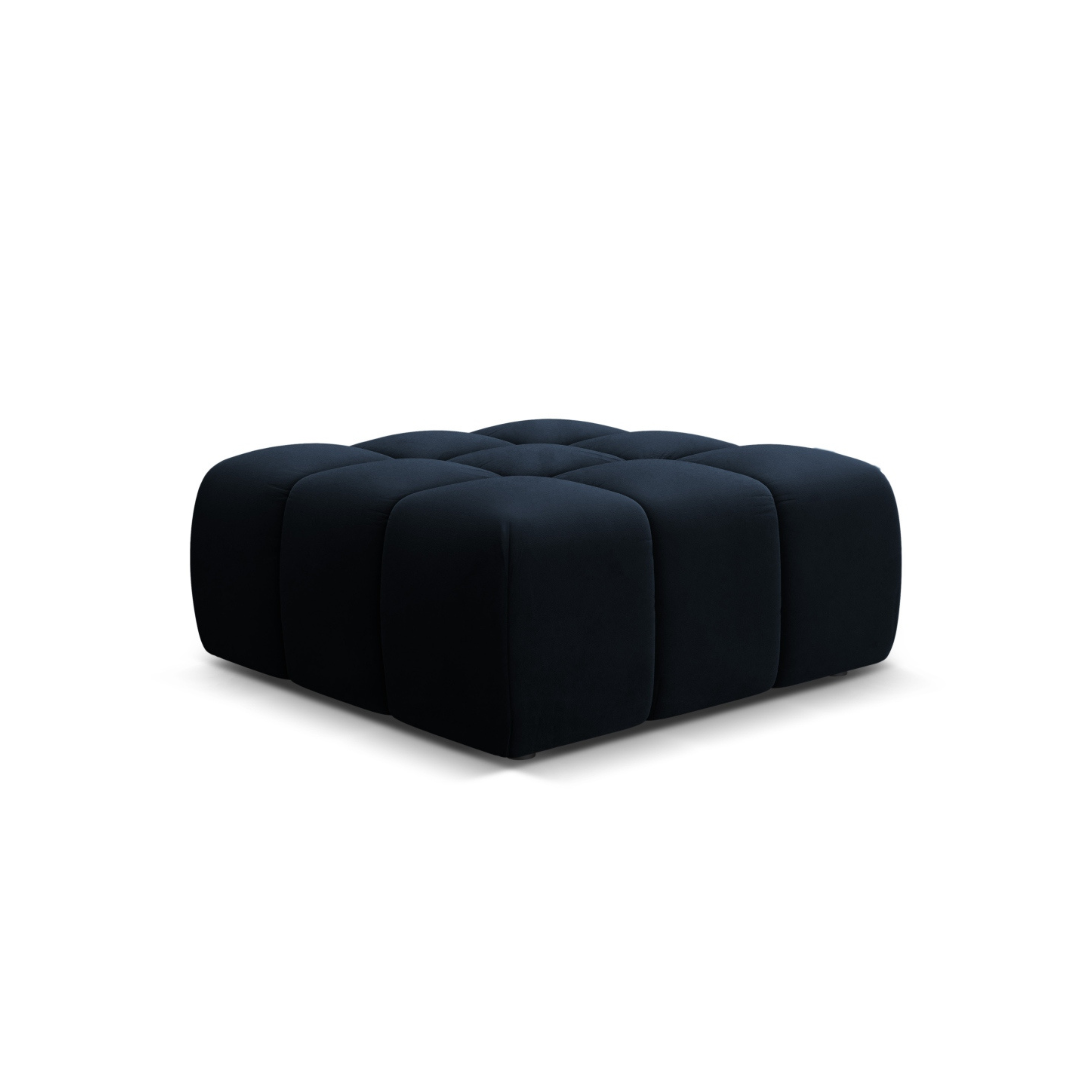 Samt Pouf AGAVE granatrot