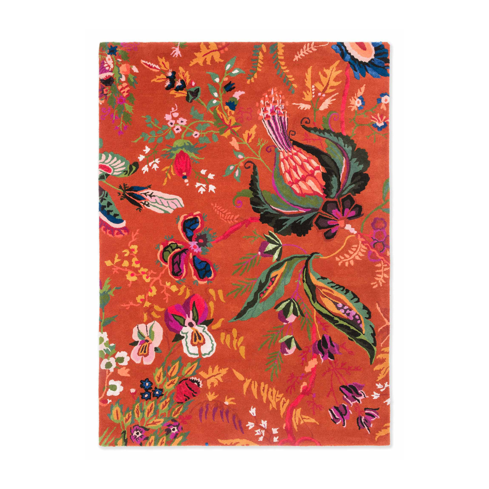 Dywan WONDERLAND FLORAL AMBER LAPIS czerwony