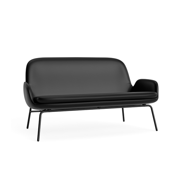 Upholstered sofa era black base