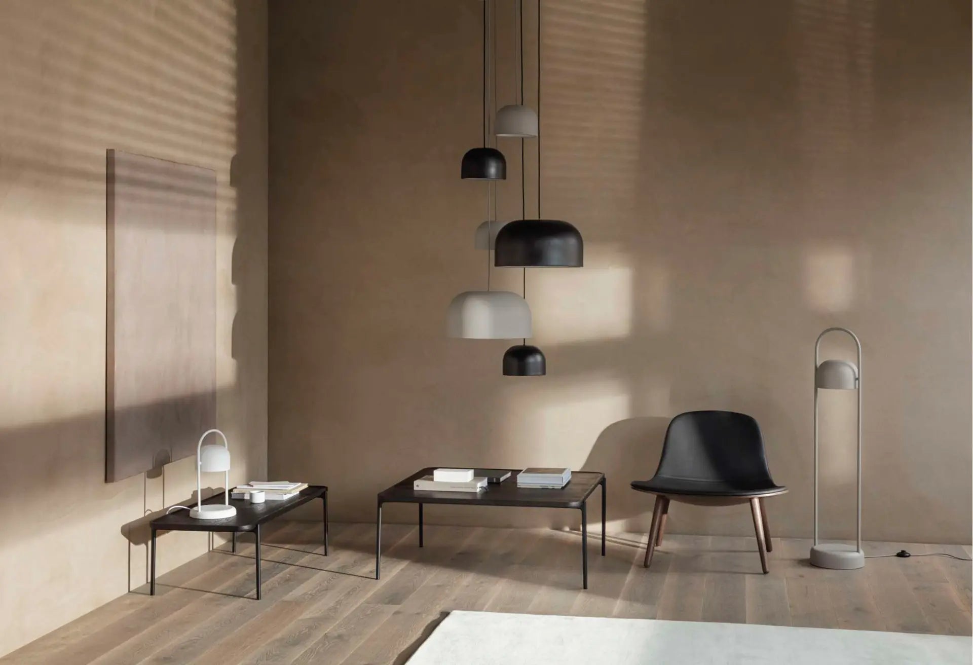 QUAY gray pendant lamp