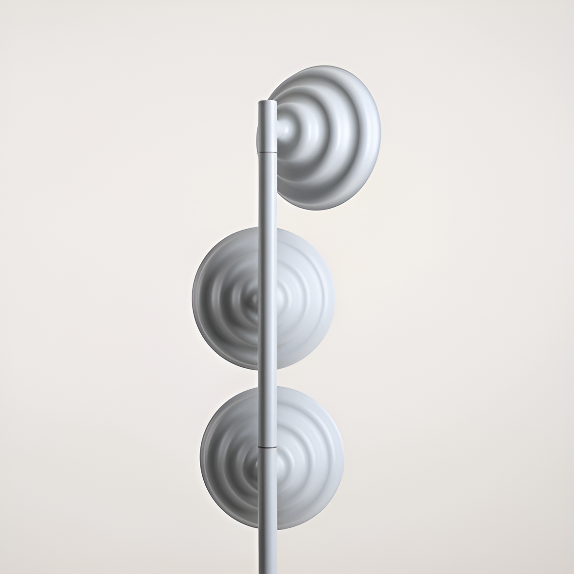 Floor lamp with regulation of shadow wave
