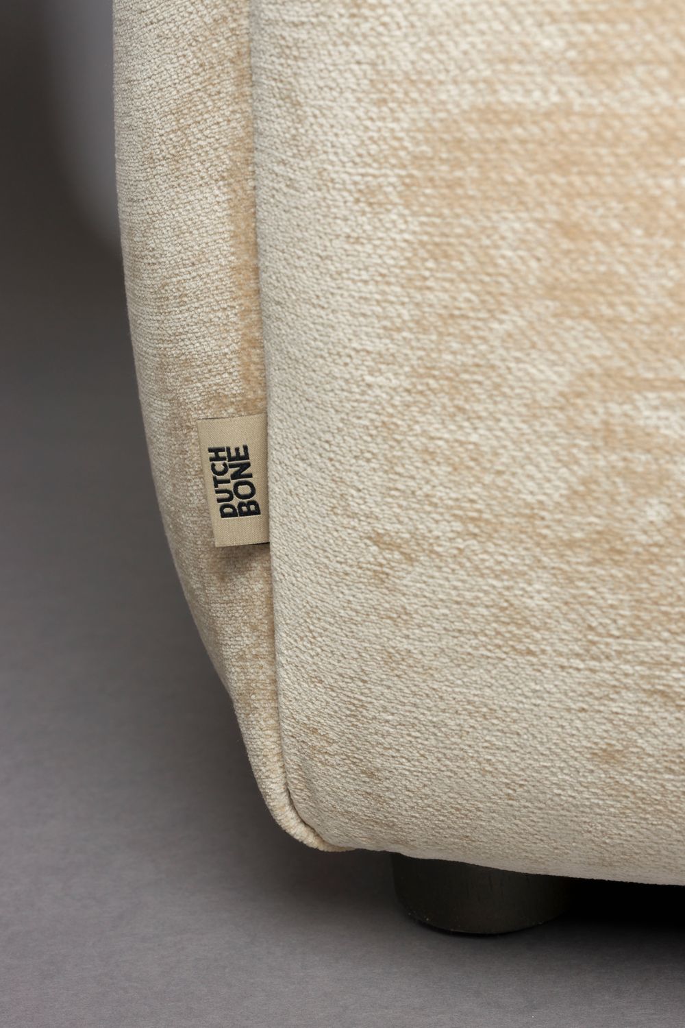 HACKMAN Modular Sofa - Central Element Beige Velvet