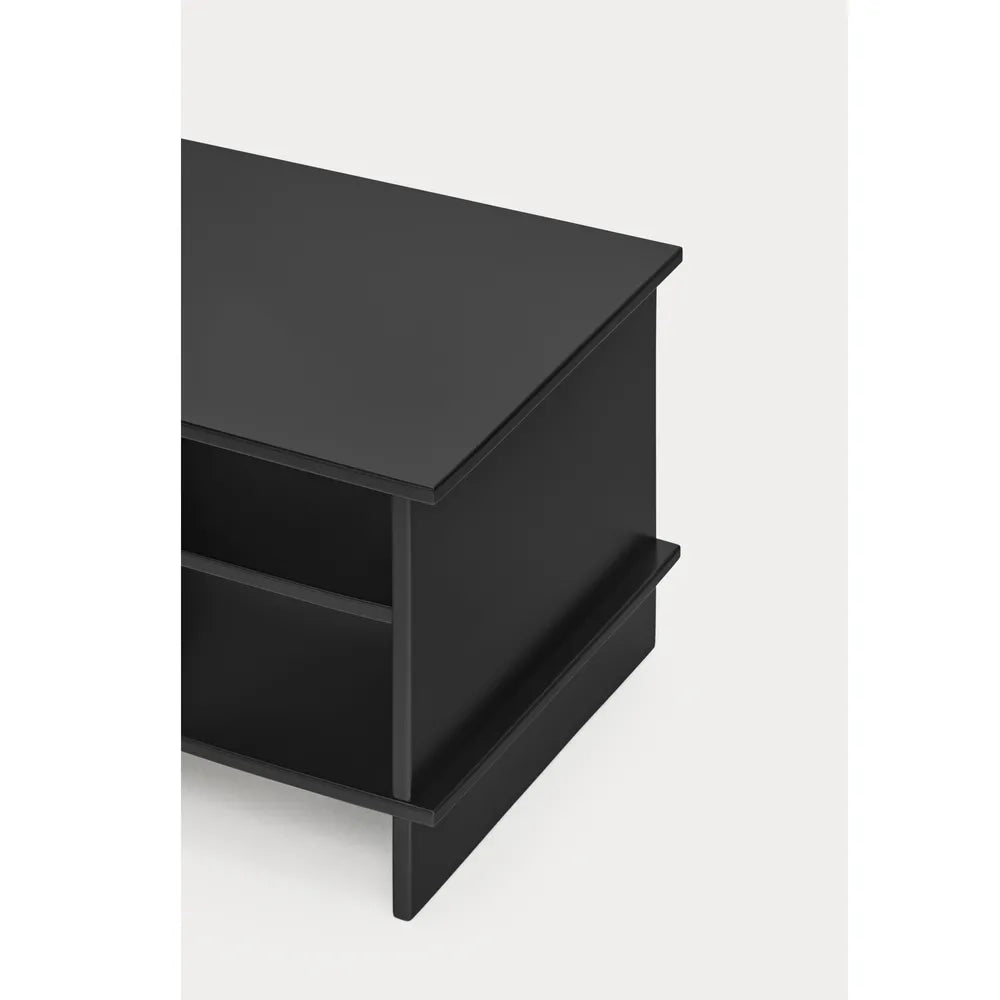 Inari black bedside table