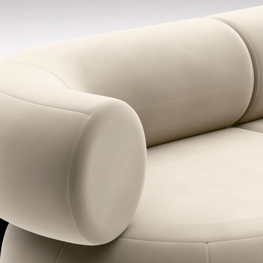 Right -sided sofa Fat Upholstered [Julia] [Amelia SPR]