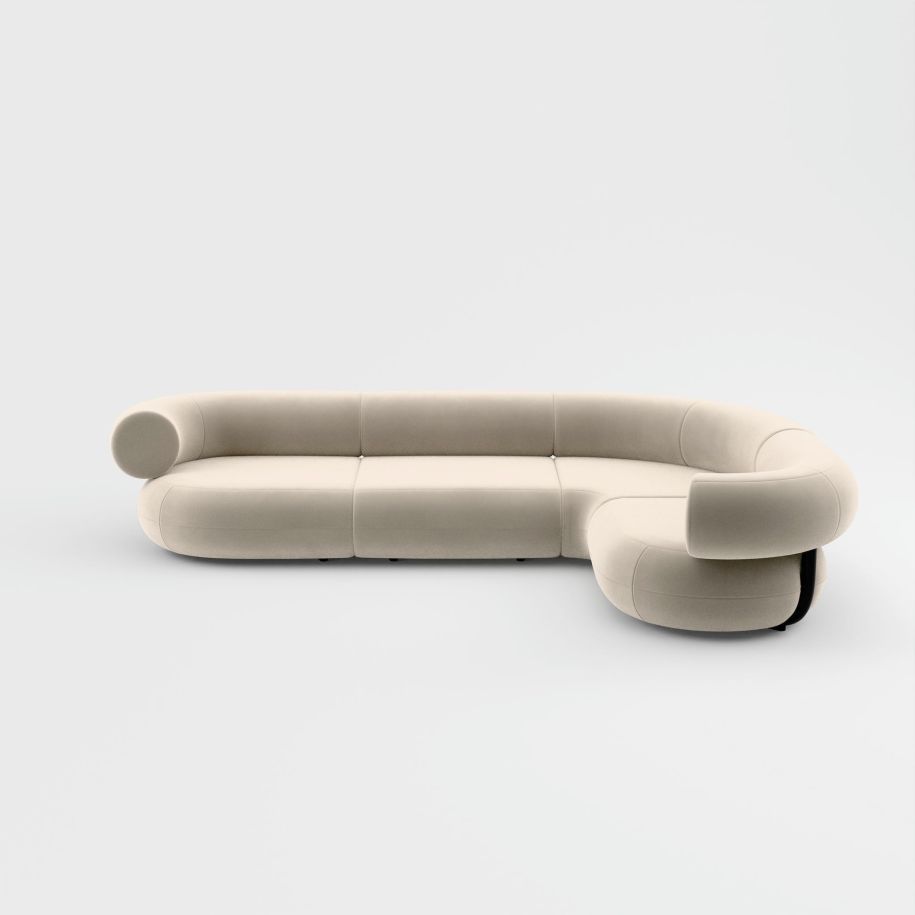 Modular corner Fat Upholstered [Julia] [AMELIA SPR]