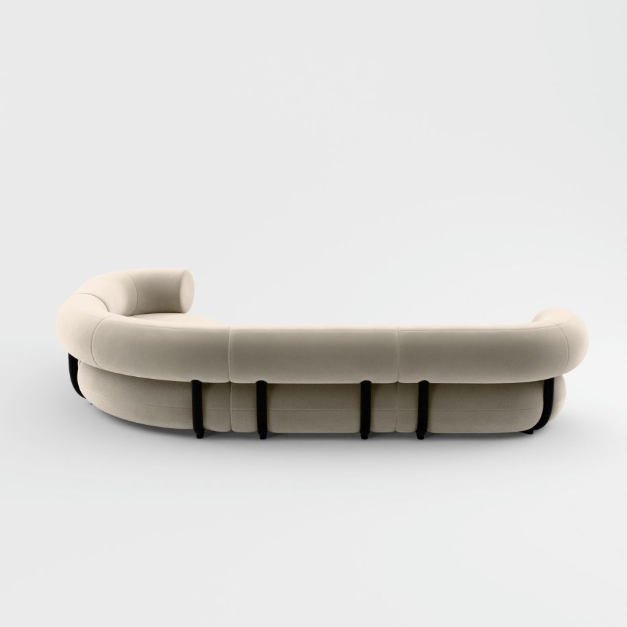 Modular corner Fat Upholstered [Julia] [AMELIA SPR]