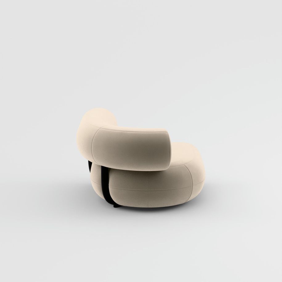 Fat modular sofa - right -handed upholstered module [Julia] [Amelia SPR]