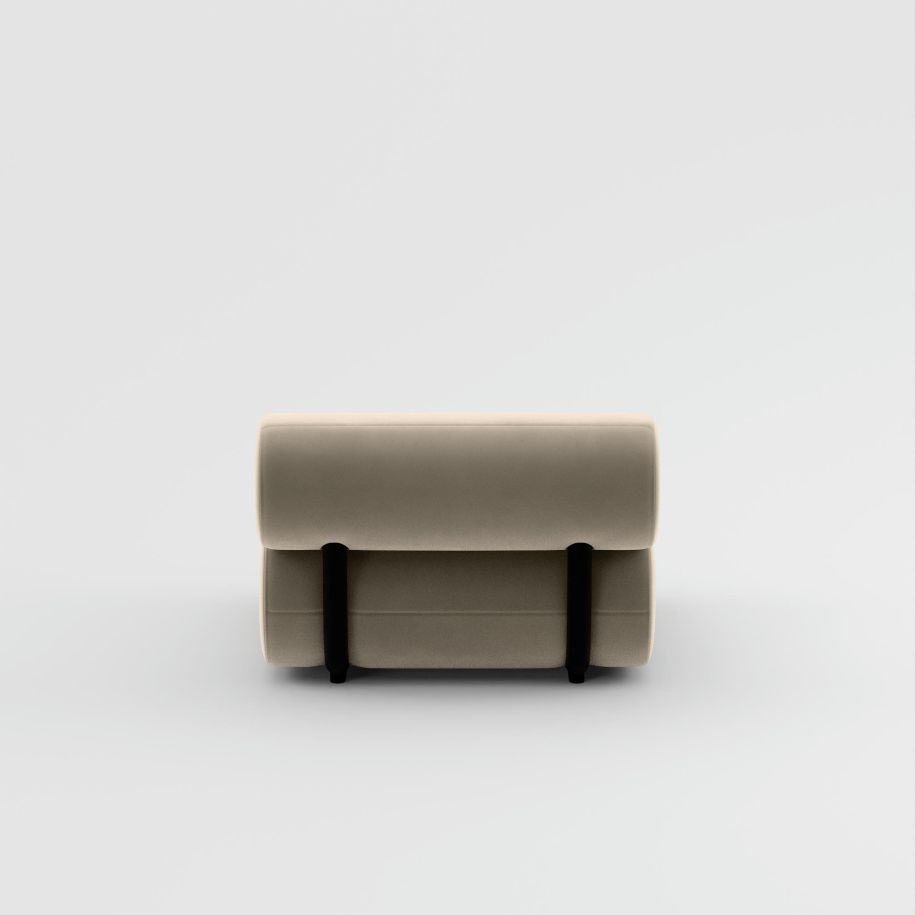 Modular sofa FAT - Central upholstered module [Julia] [Amelia SPR]