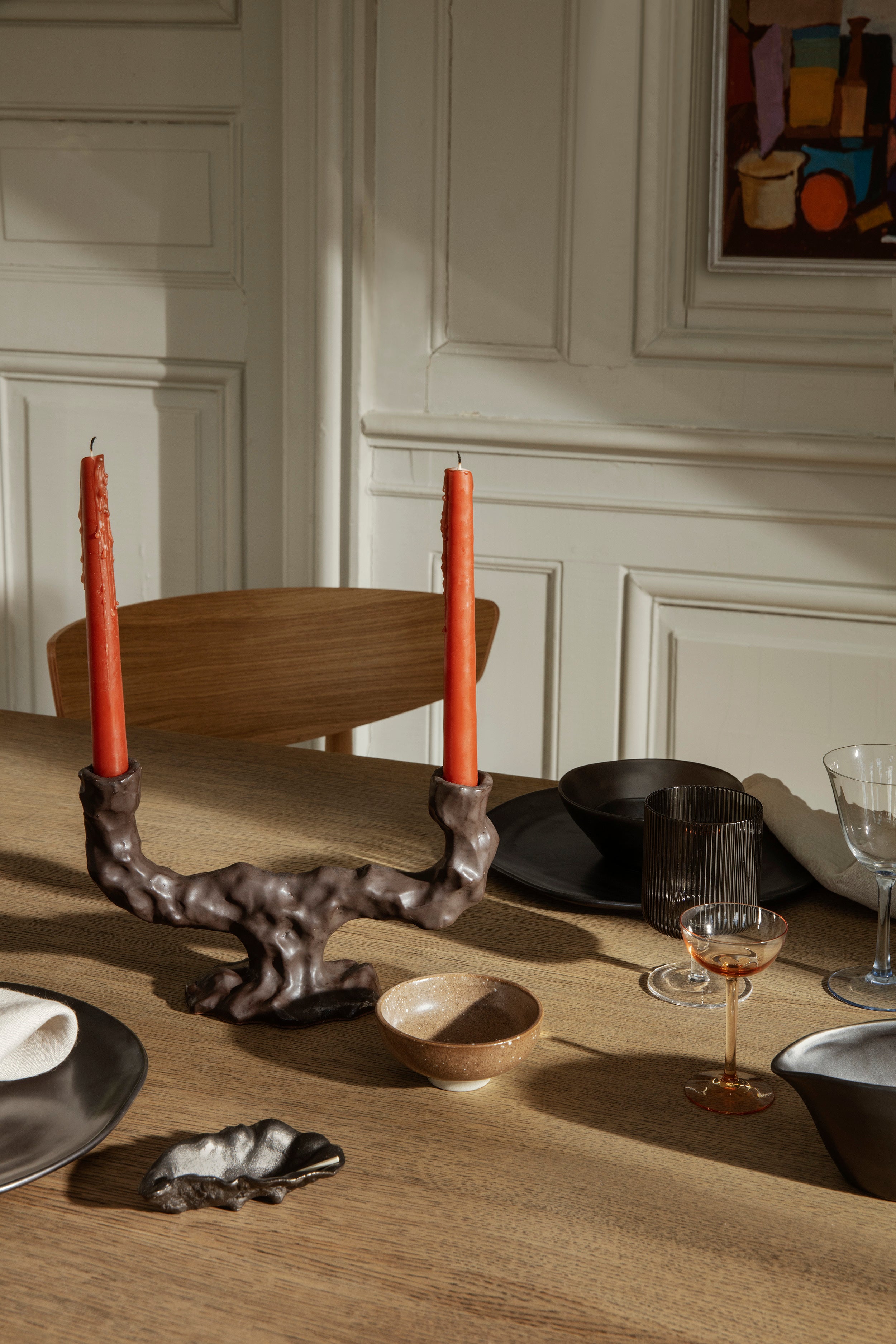 DITO DOUBLE brown candlestick
