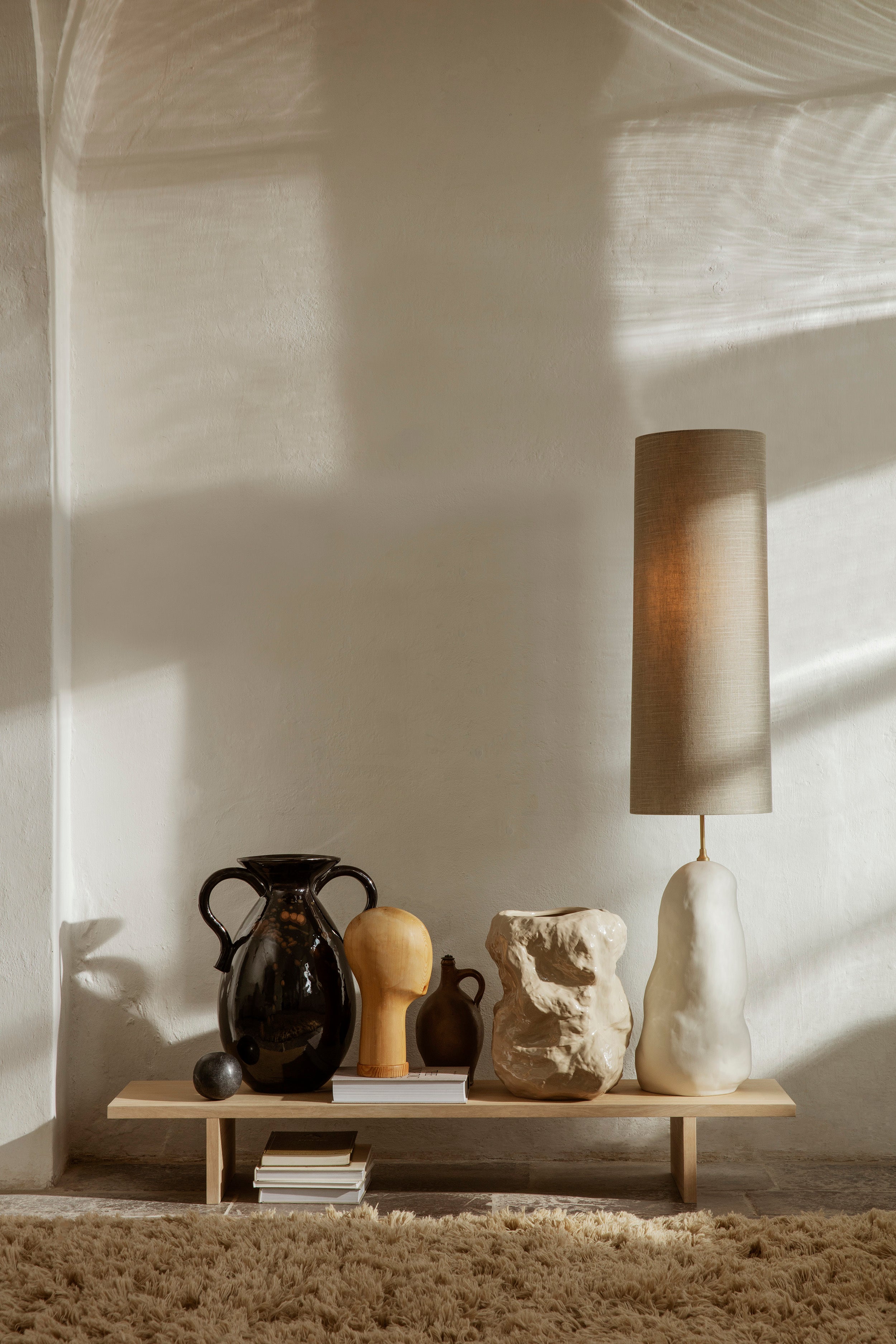 TUCK beige vase