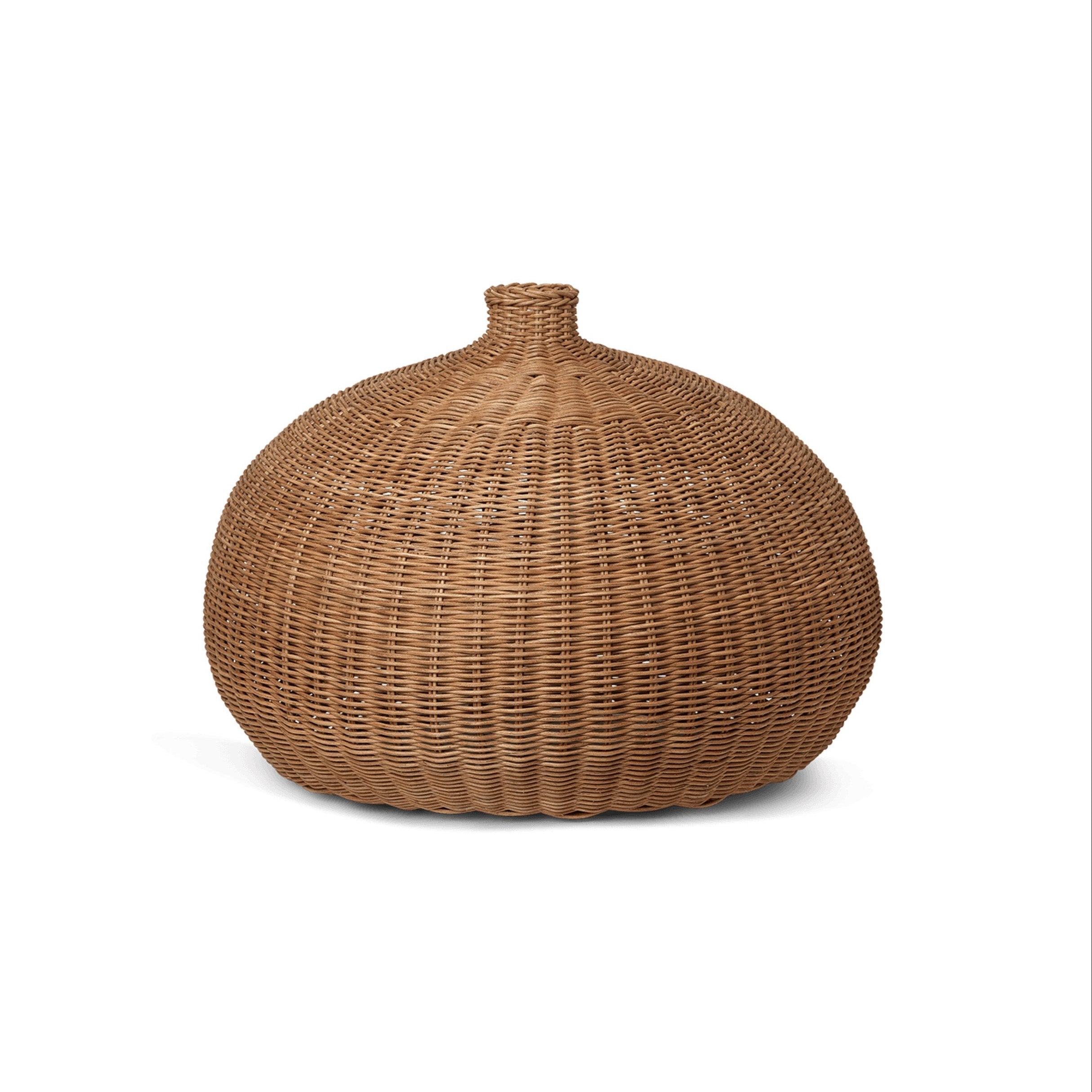 Braided Belly Rattan lampshade