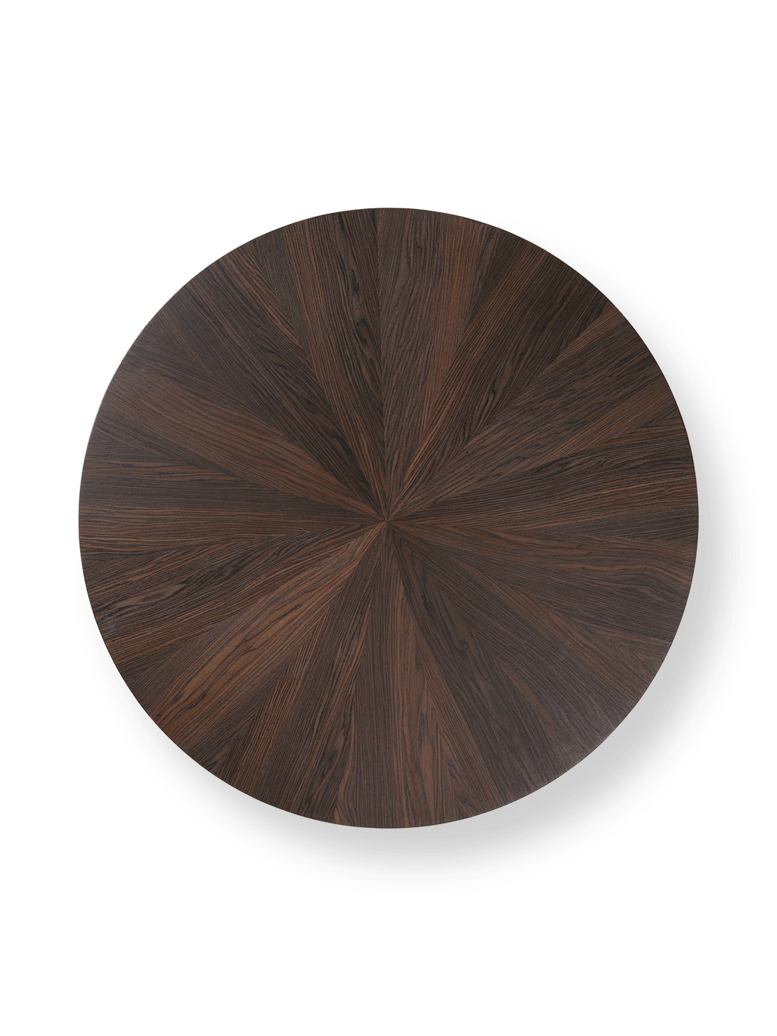 Coffee table Post dark brown oak veneer