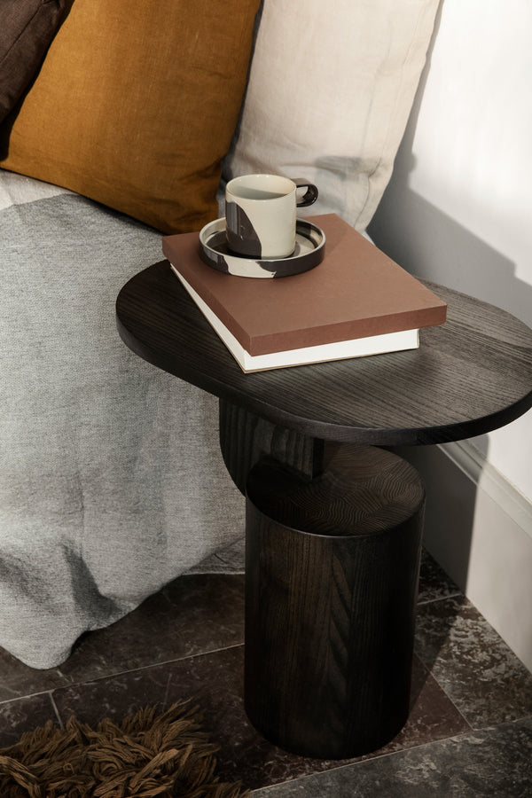 Side table Inspert black ash wood