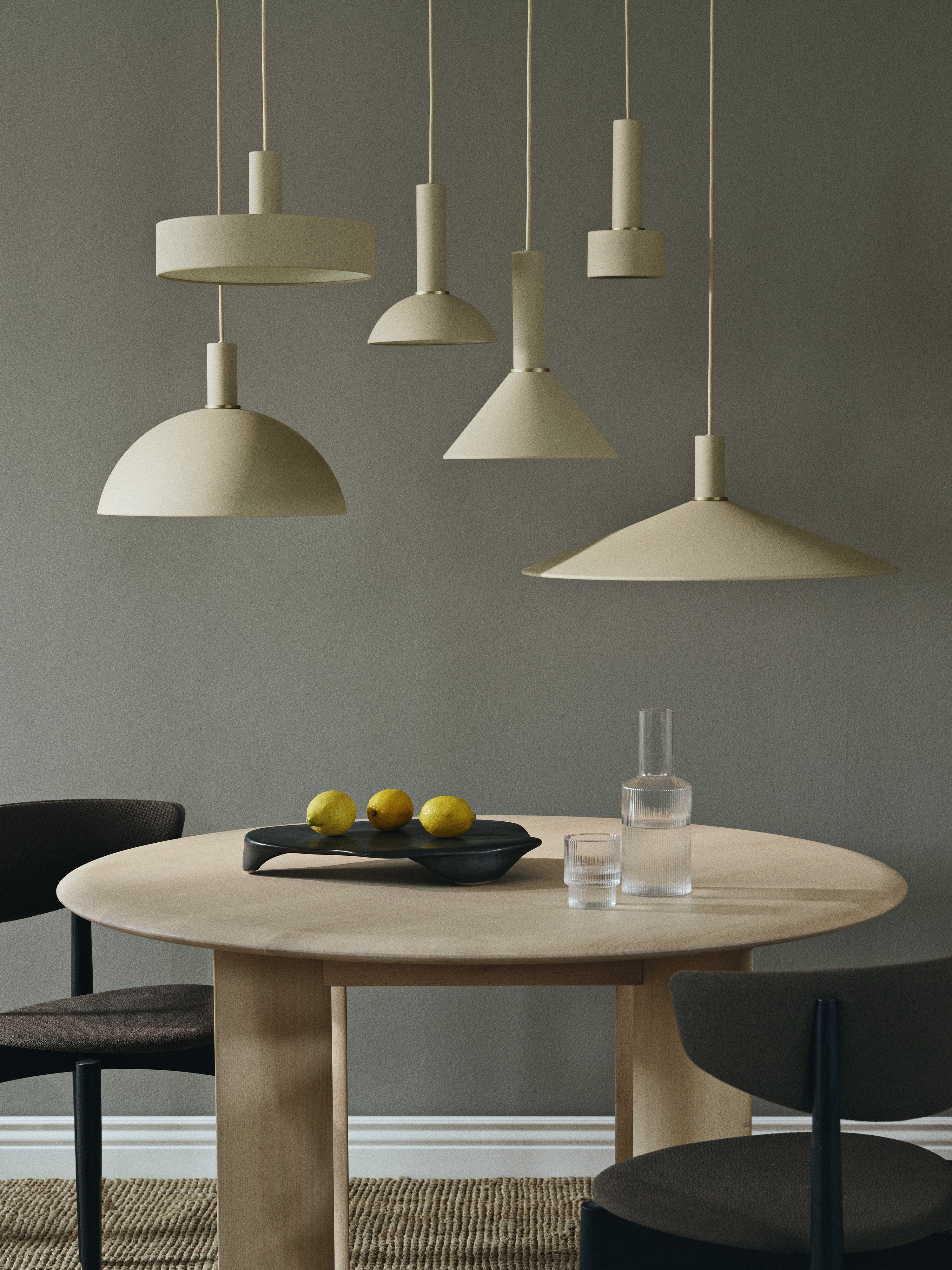 Collect record beige lampshade