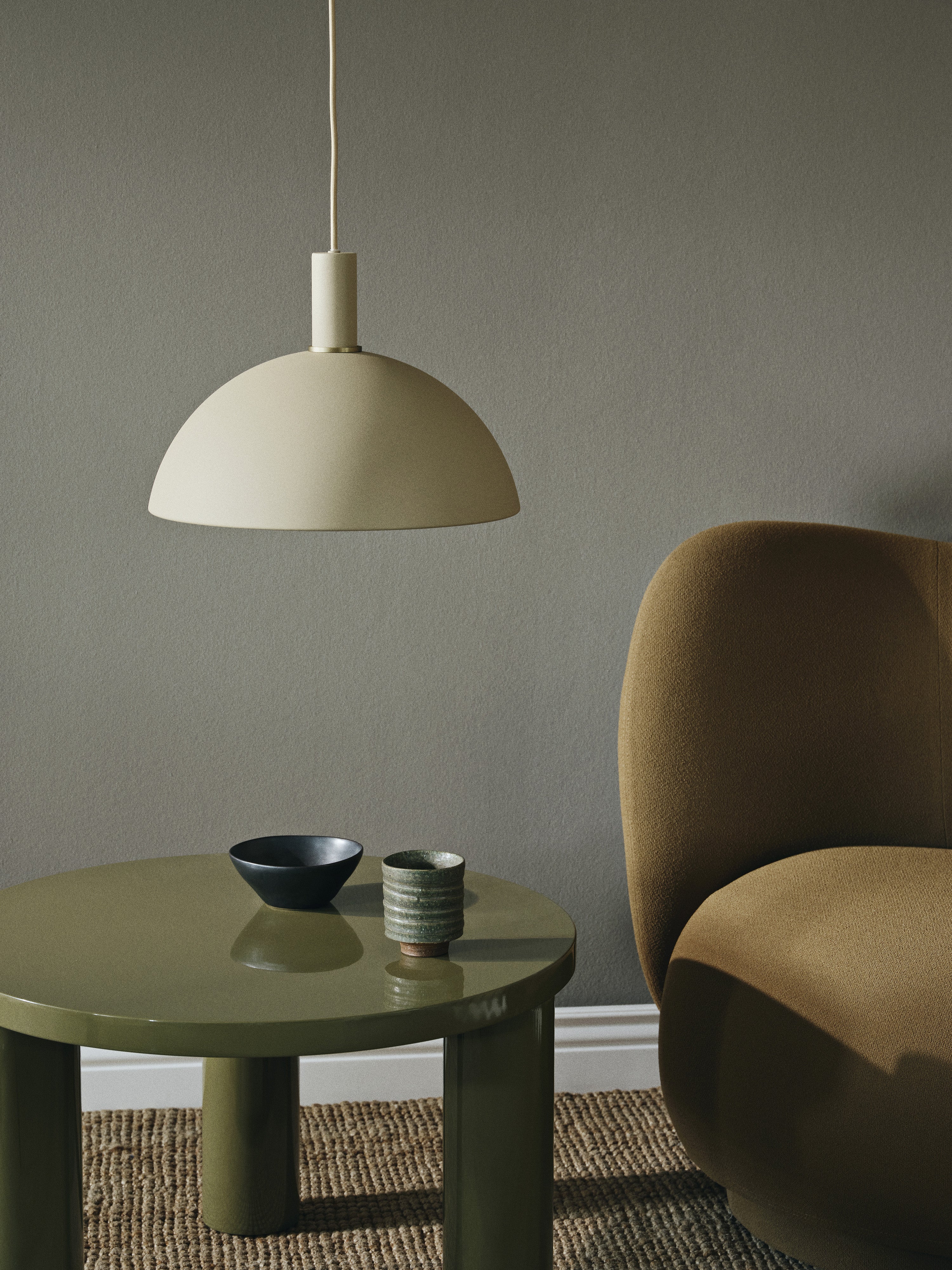 Collect beige hanging lamp