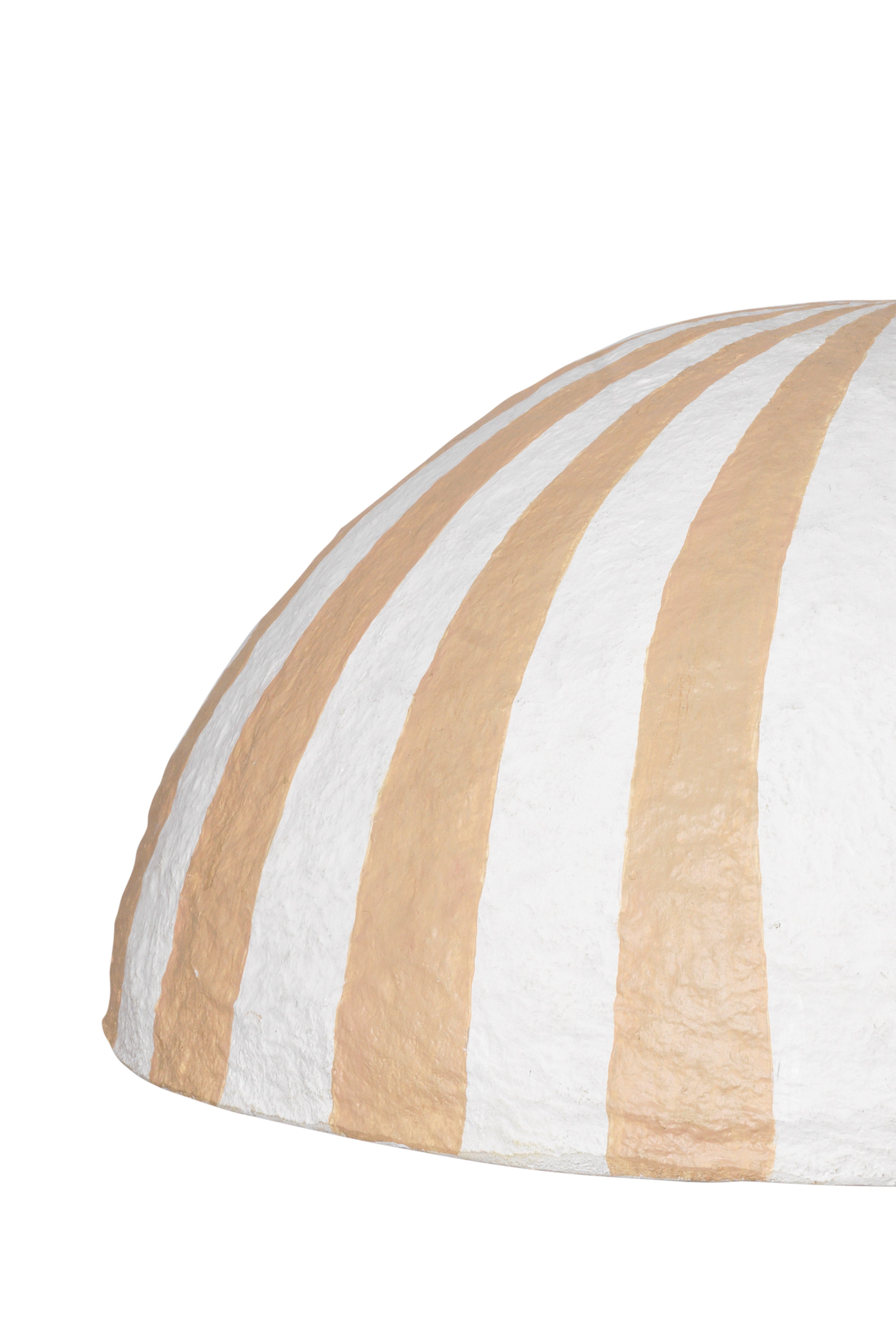 Half Dome-Stripe beige with white