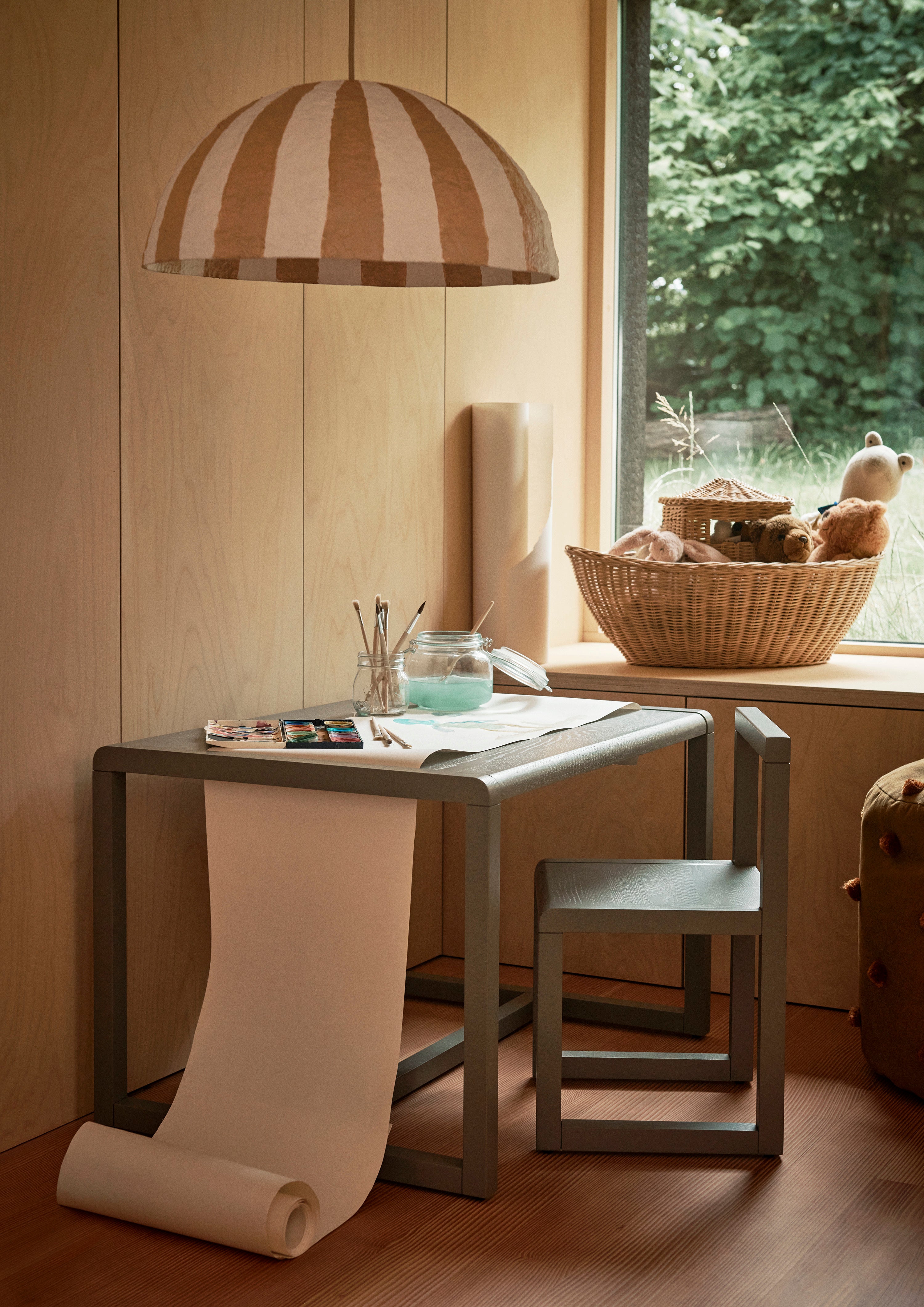 LITTLE ARCHITECT Kindertisch grau 