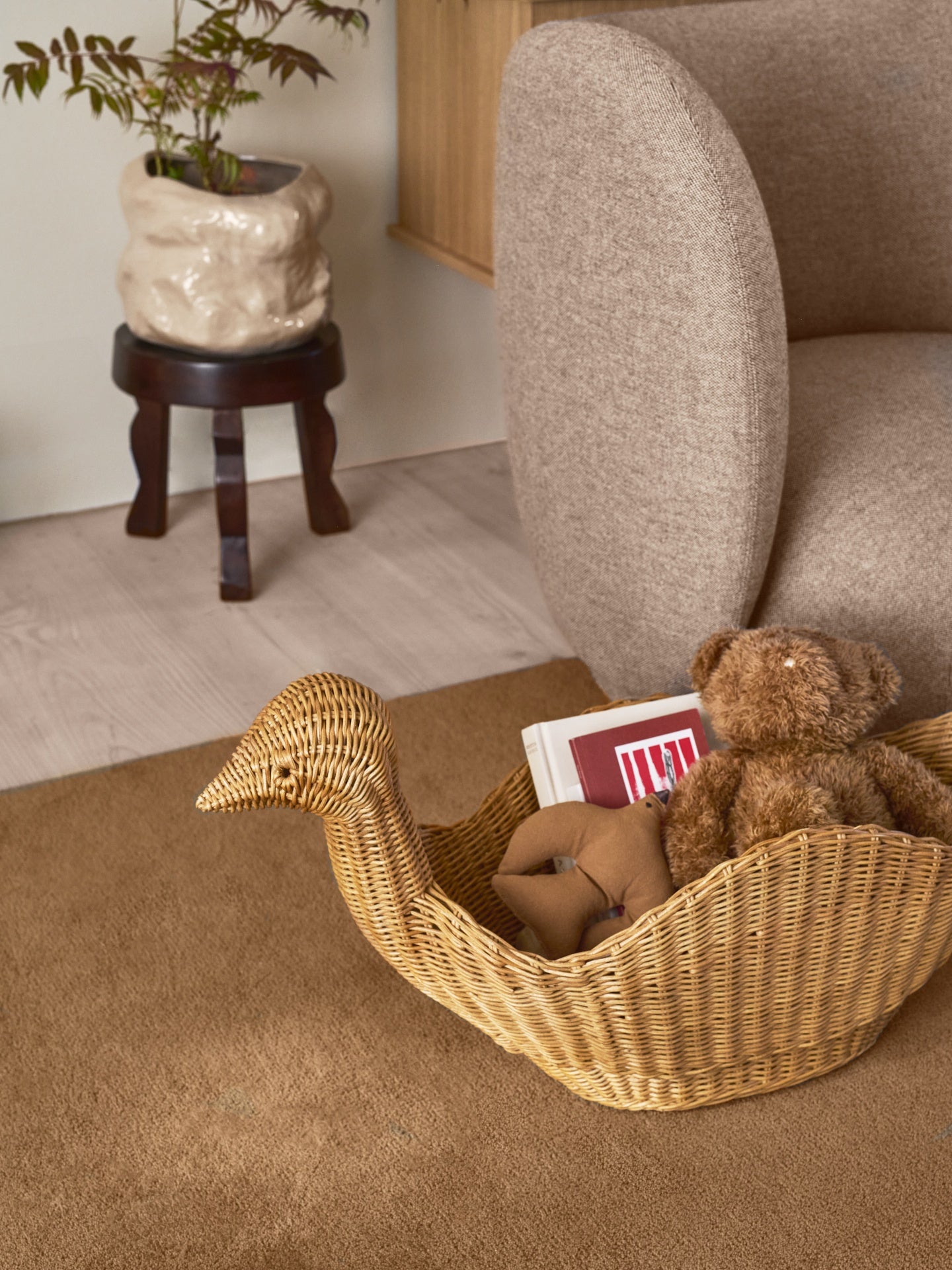 Kosz BIRD rattan