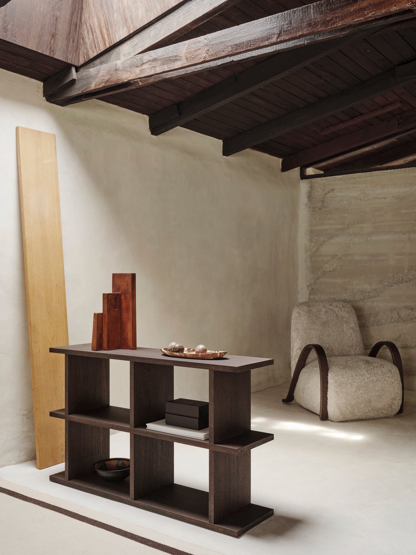 BOOK RACKS Dark oak wood