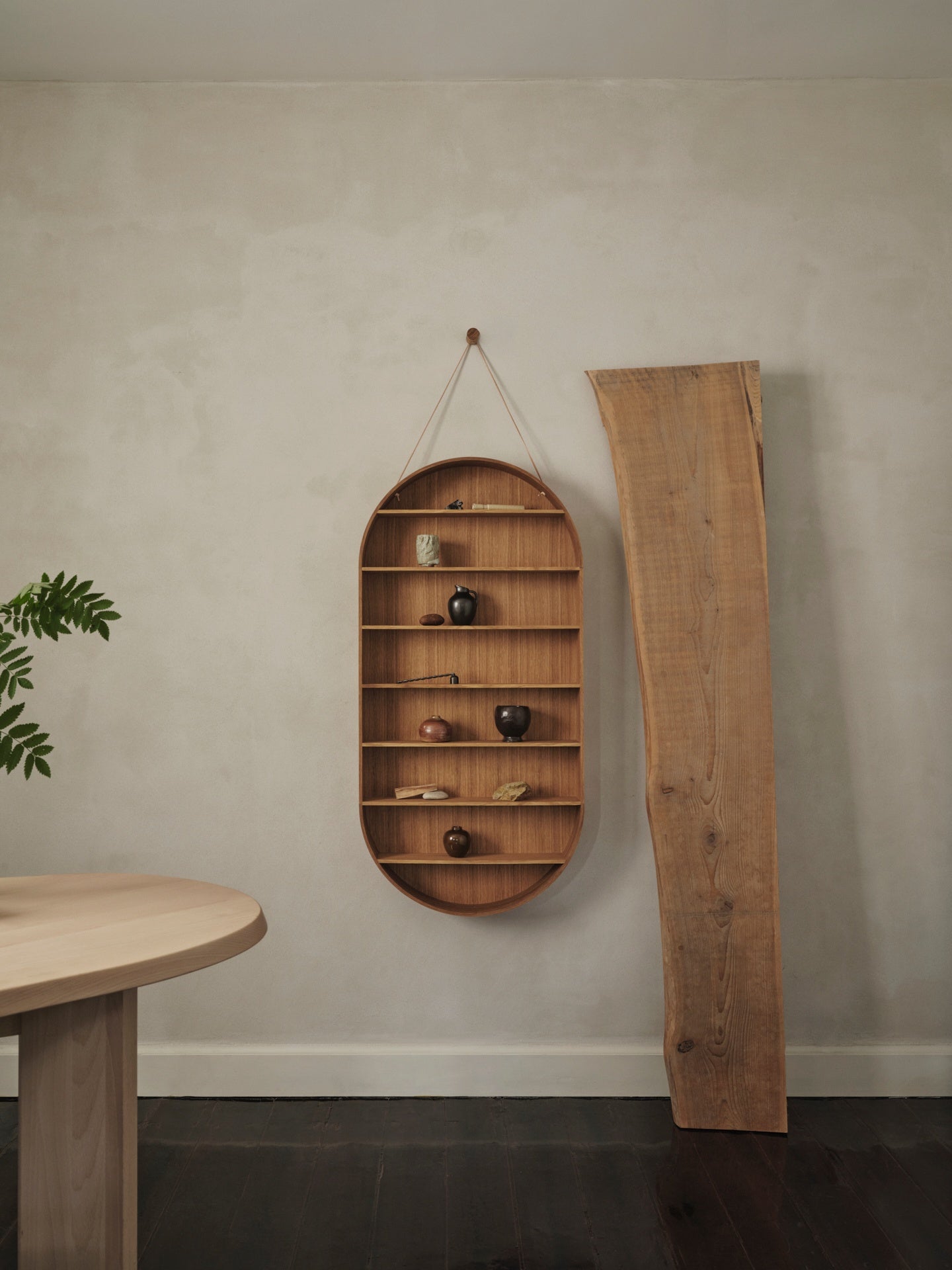 Hängeregal OVAL DORM Eiche geölt
