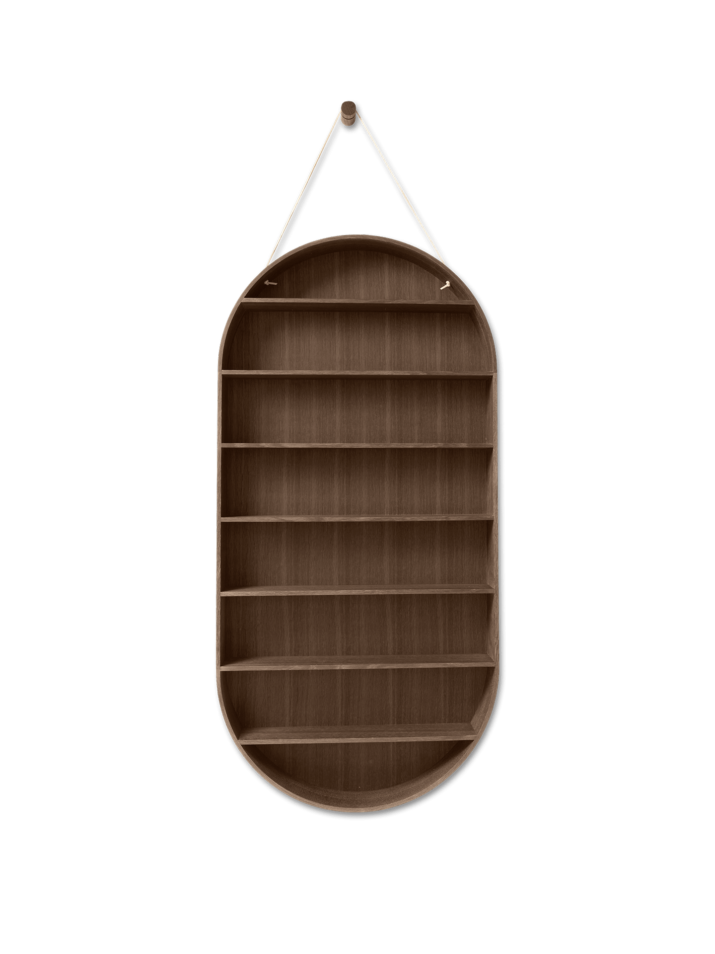 Hängeregal OVAL DORM Räuchereiche