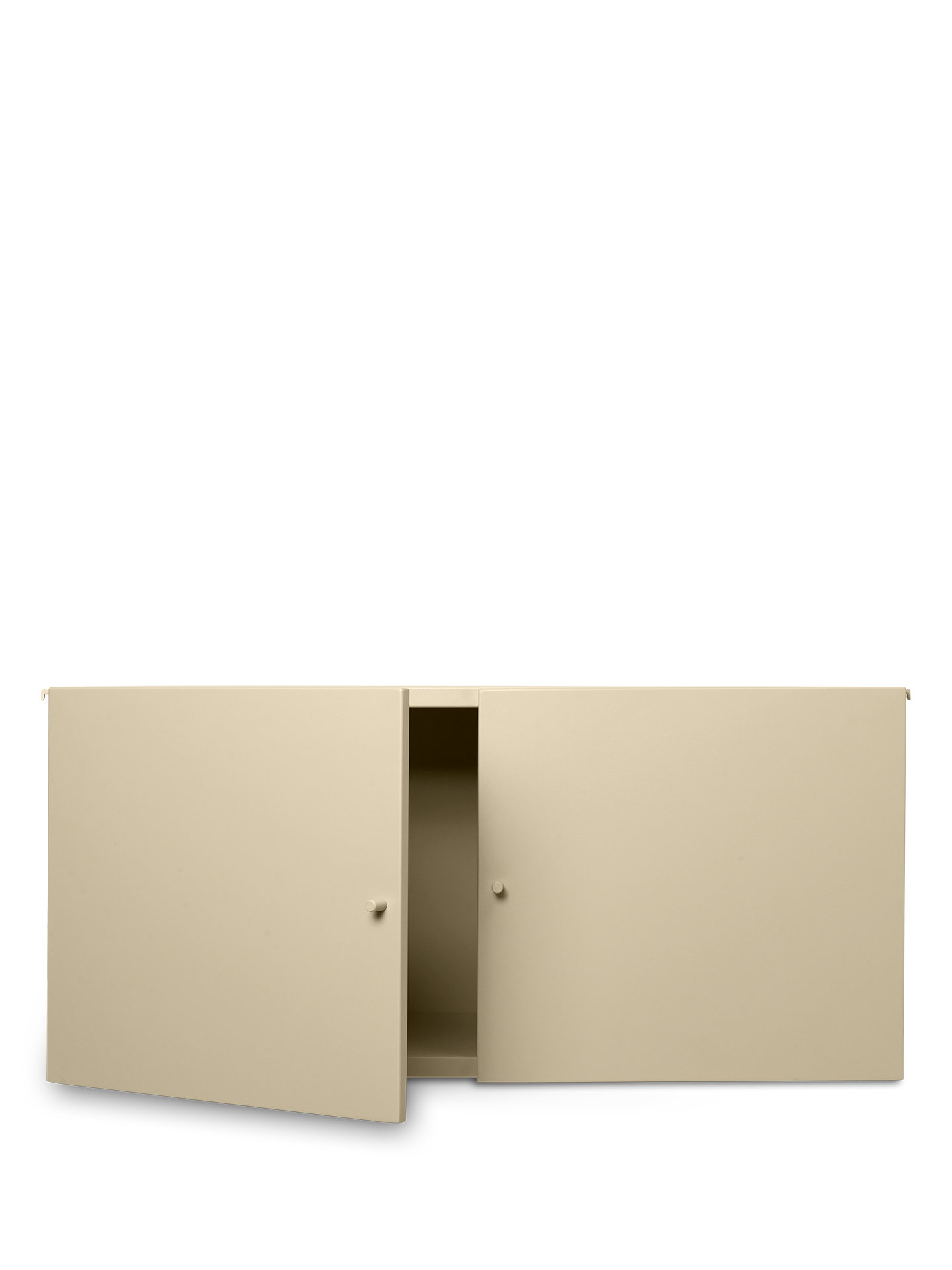 Punktual beige modular cabinet