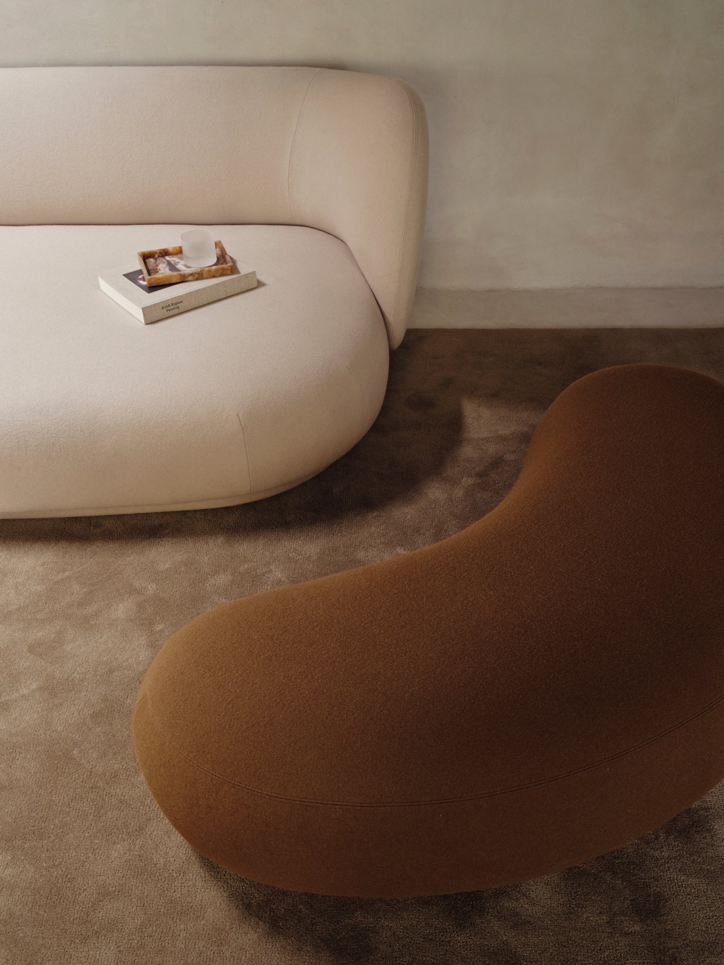 Rico Lounger upholstered ottoman
