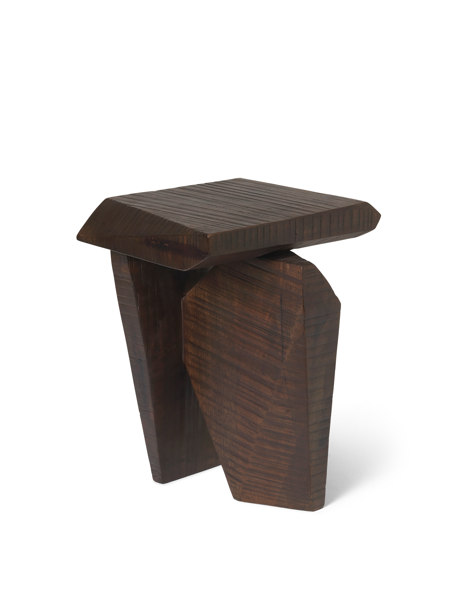 Decorative element Silva dark brown mango wood