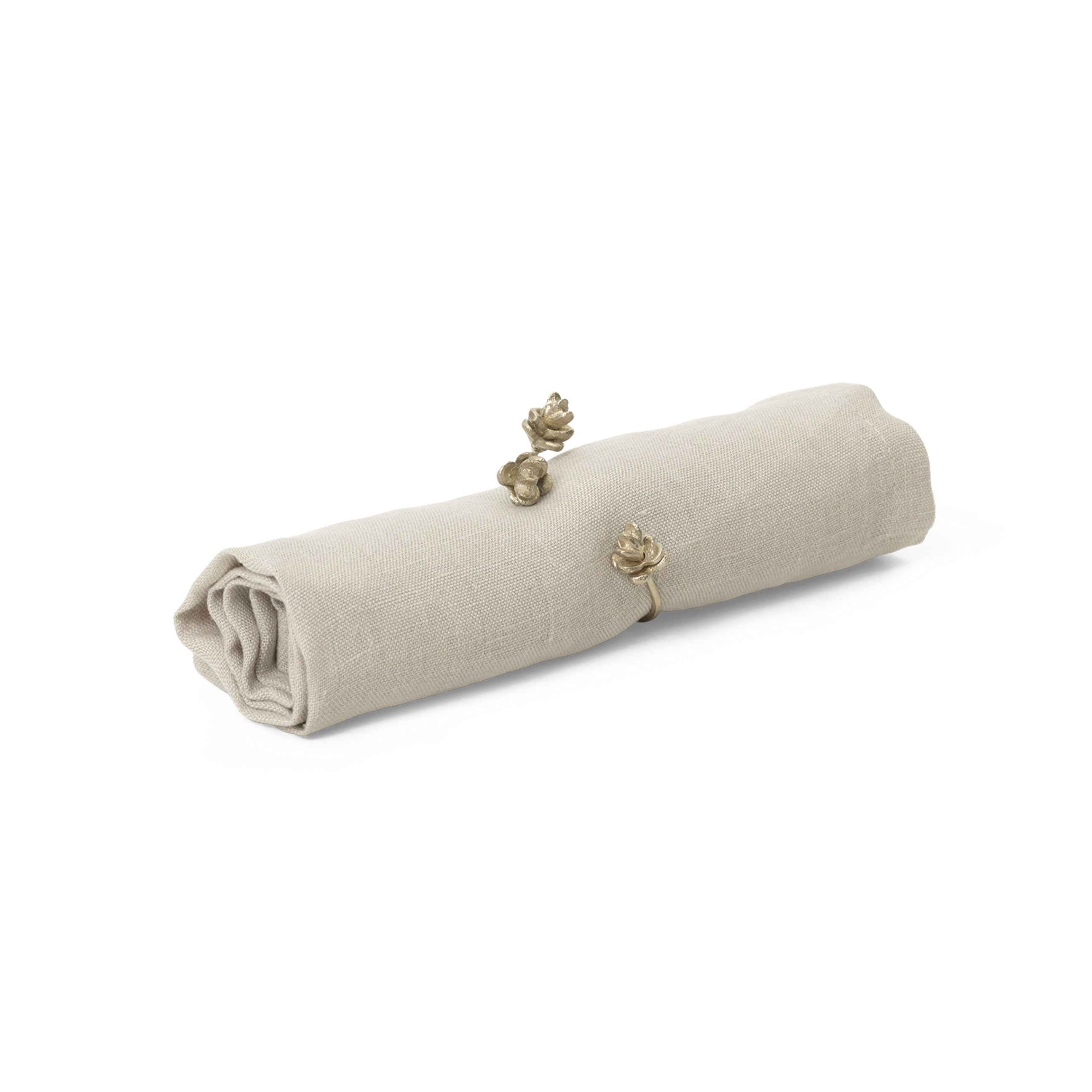 Forest Brass Napkin Ring Set [Klaudia]