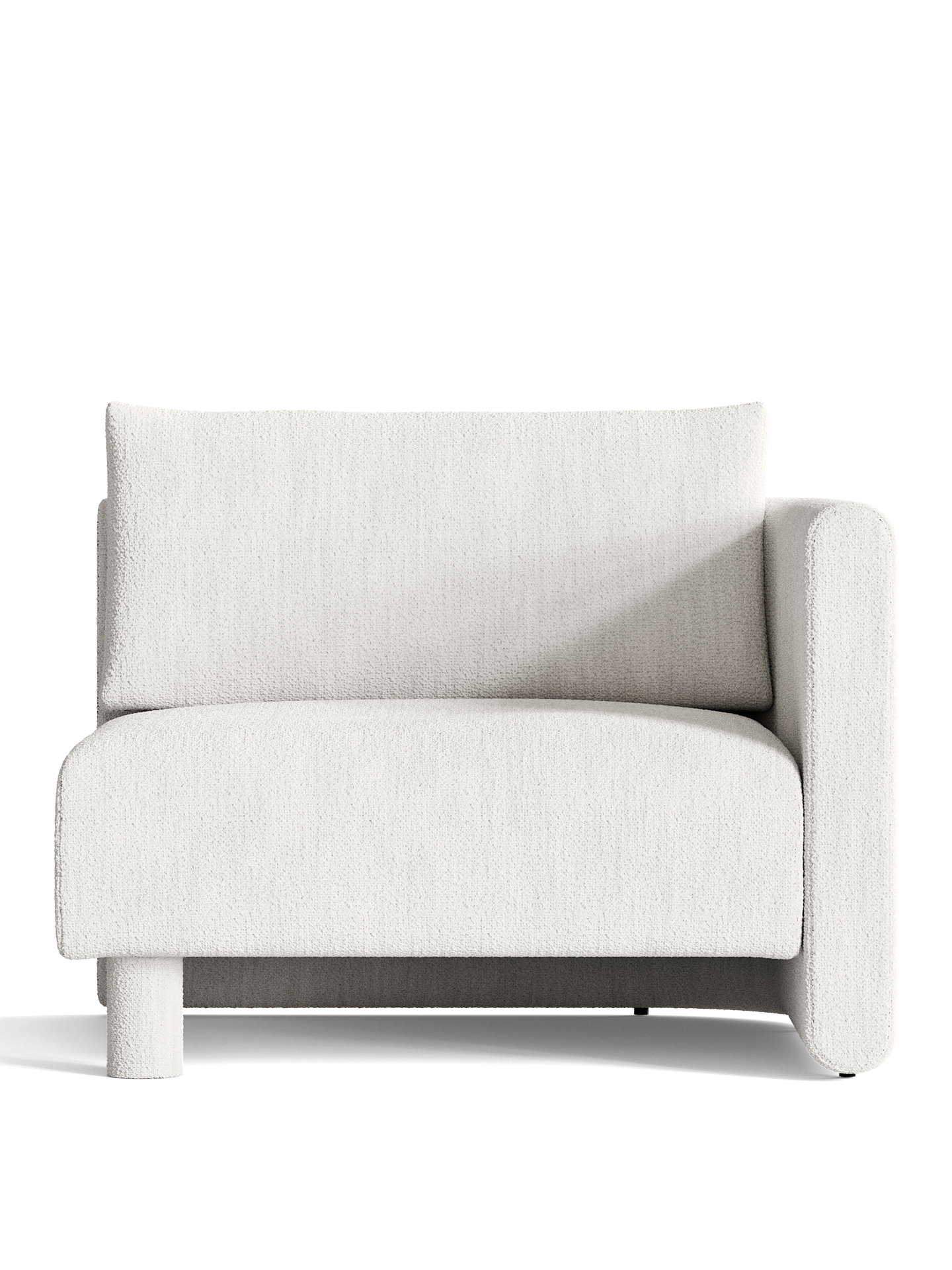 Dase modular sofa - right -handed element upholstered
