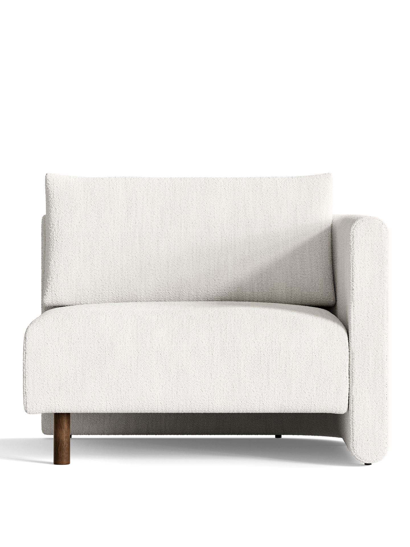Dase modular sofa - right -handed element upholstered