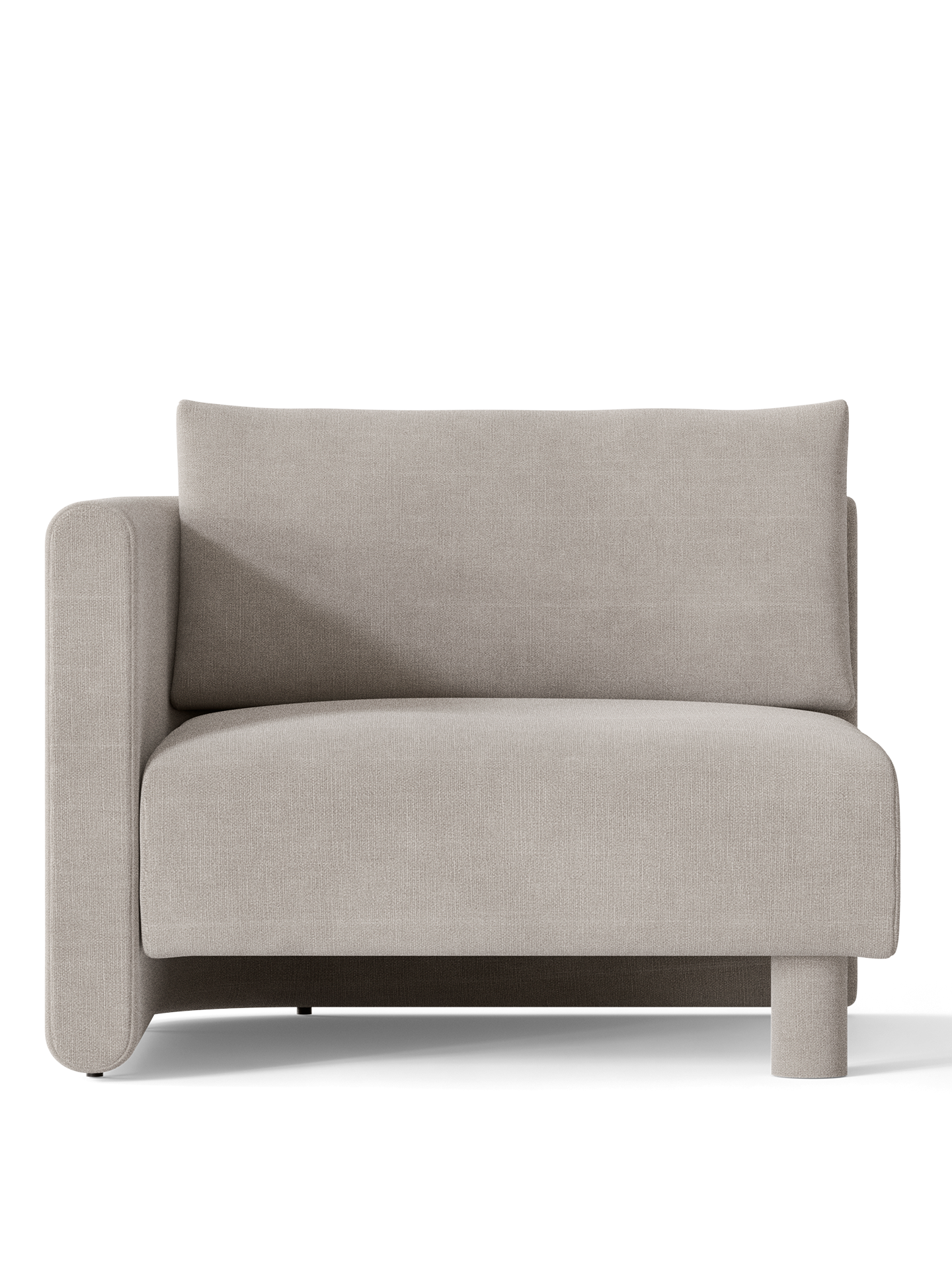 Dase modular sofa - left -hand element upholstered