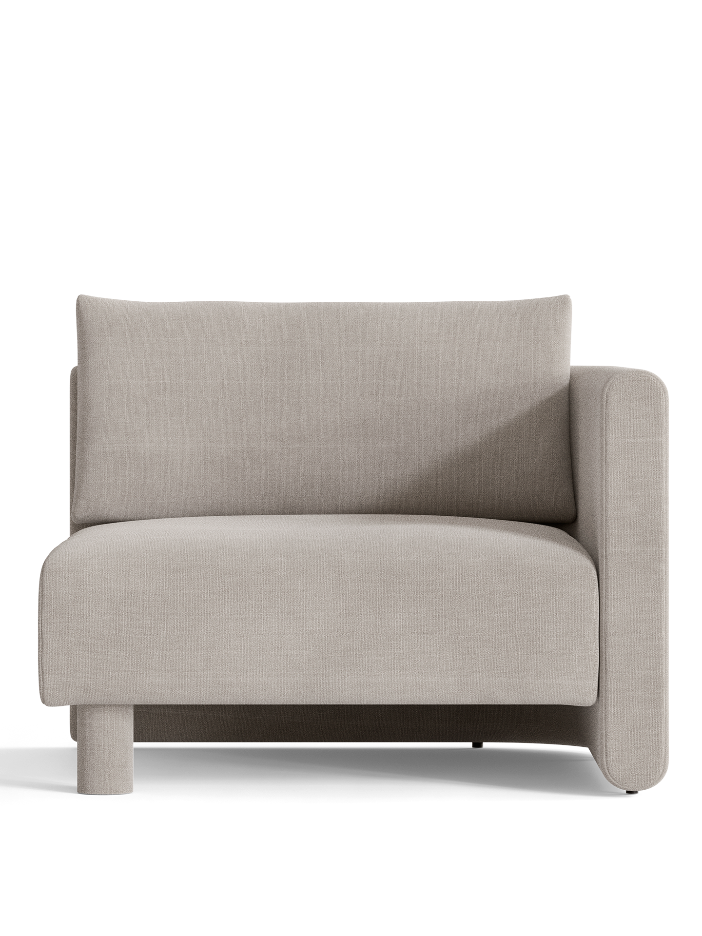 Dase modular sofa - right -handed element upholstered