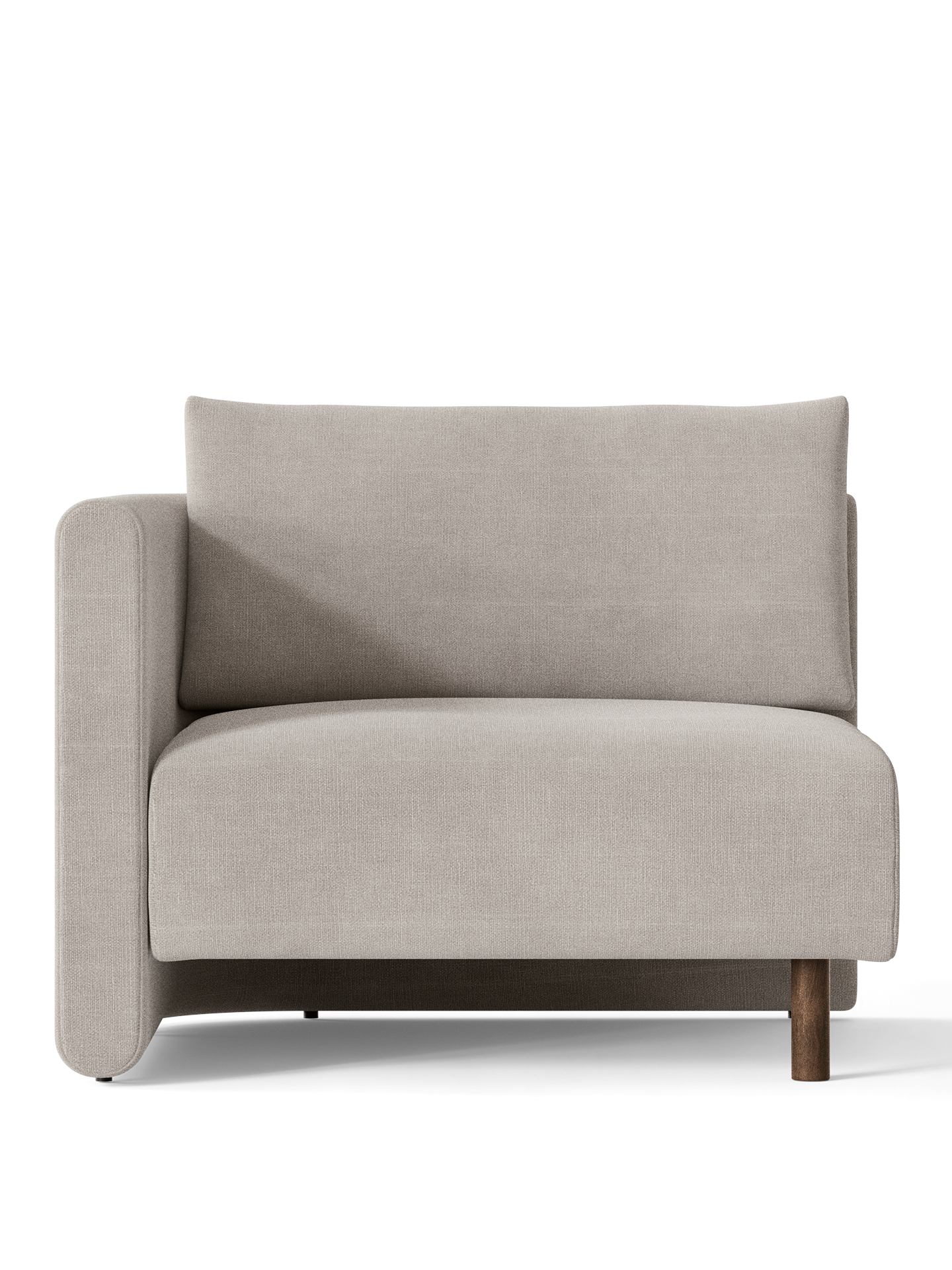 Dase modular sofa - left -hand element upholstered