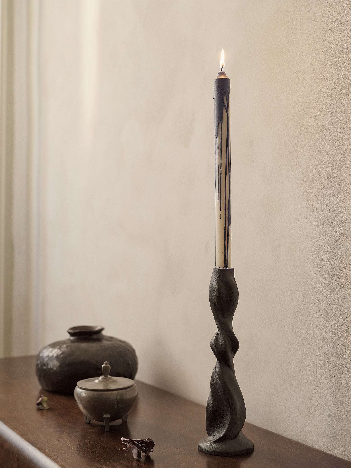 Set of DRYP candles beige with blue [Klaudia] [Amelia spr]