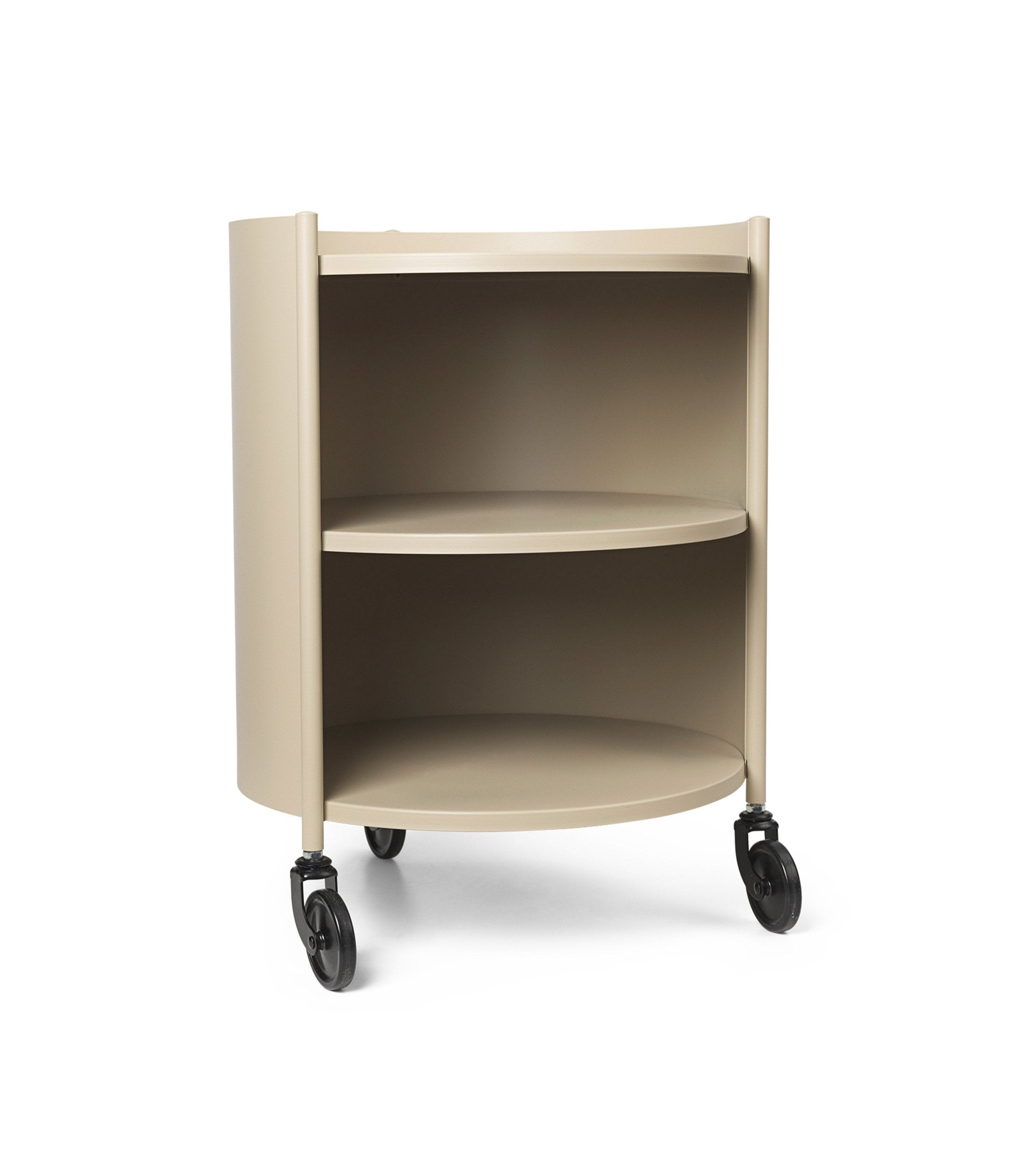 Eve beige wheels cabinet