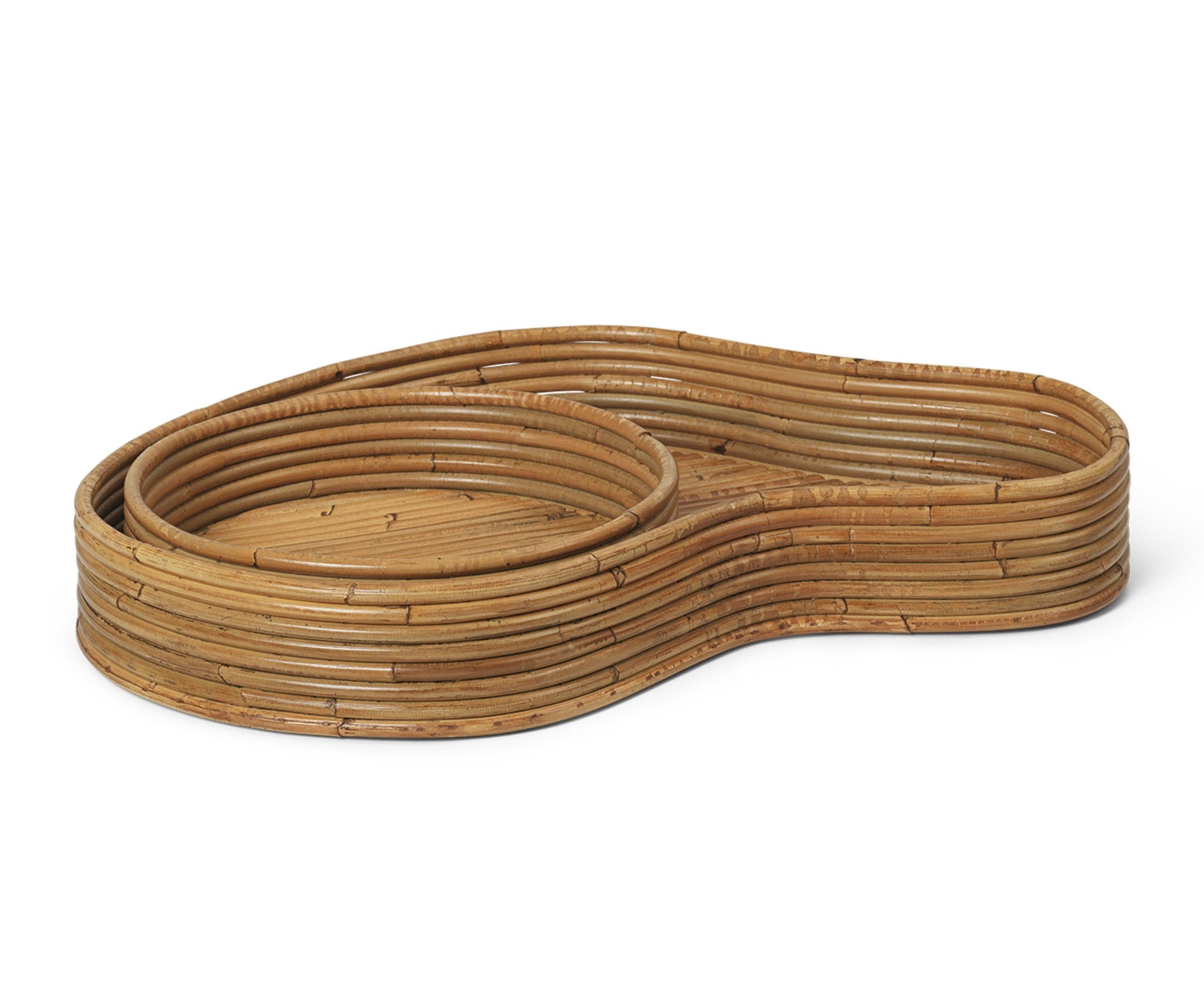 ISOLA Rattan-Tablett-Set 