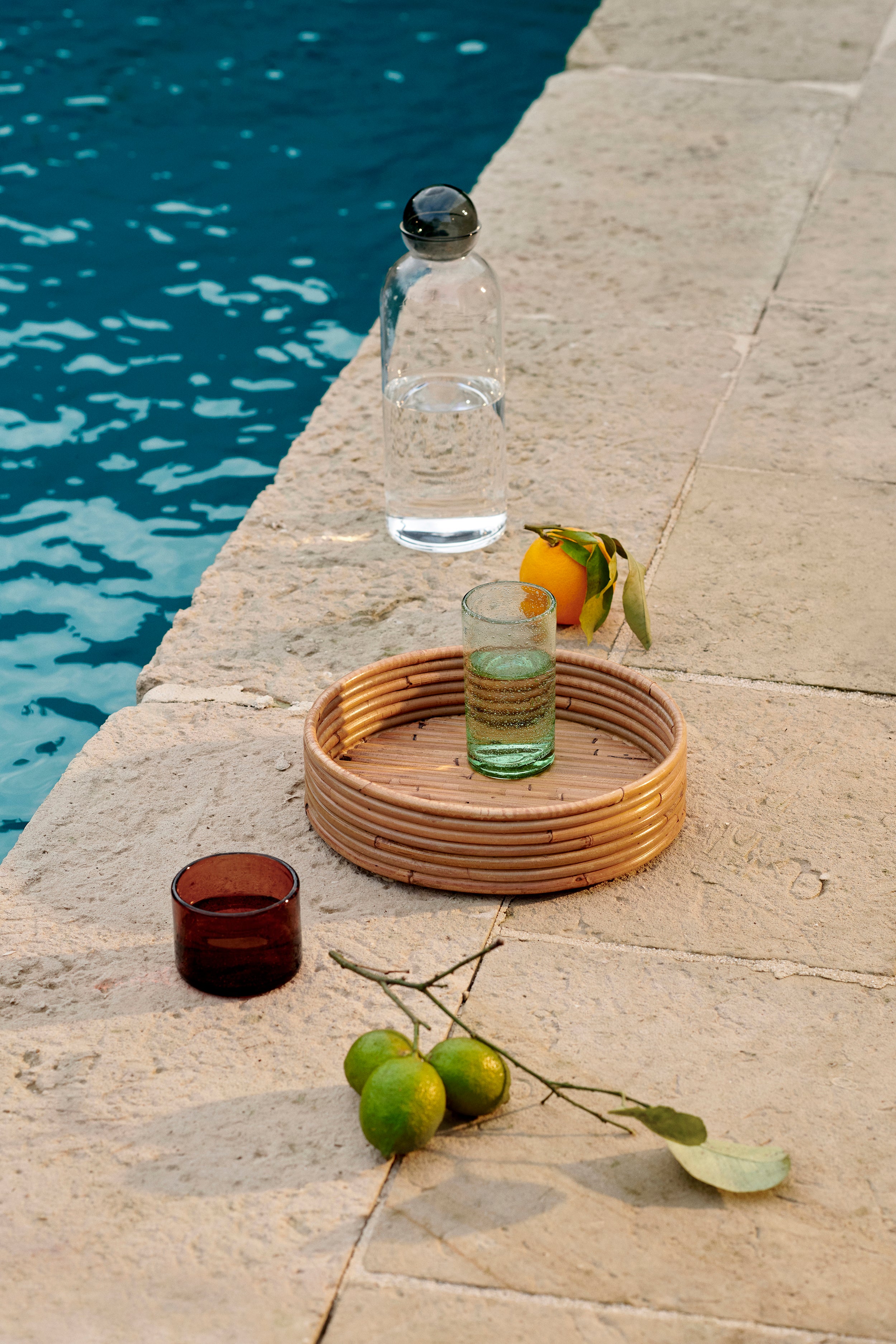ISOLA Rattan-Tablett-Set 