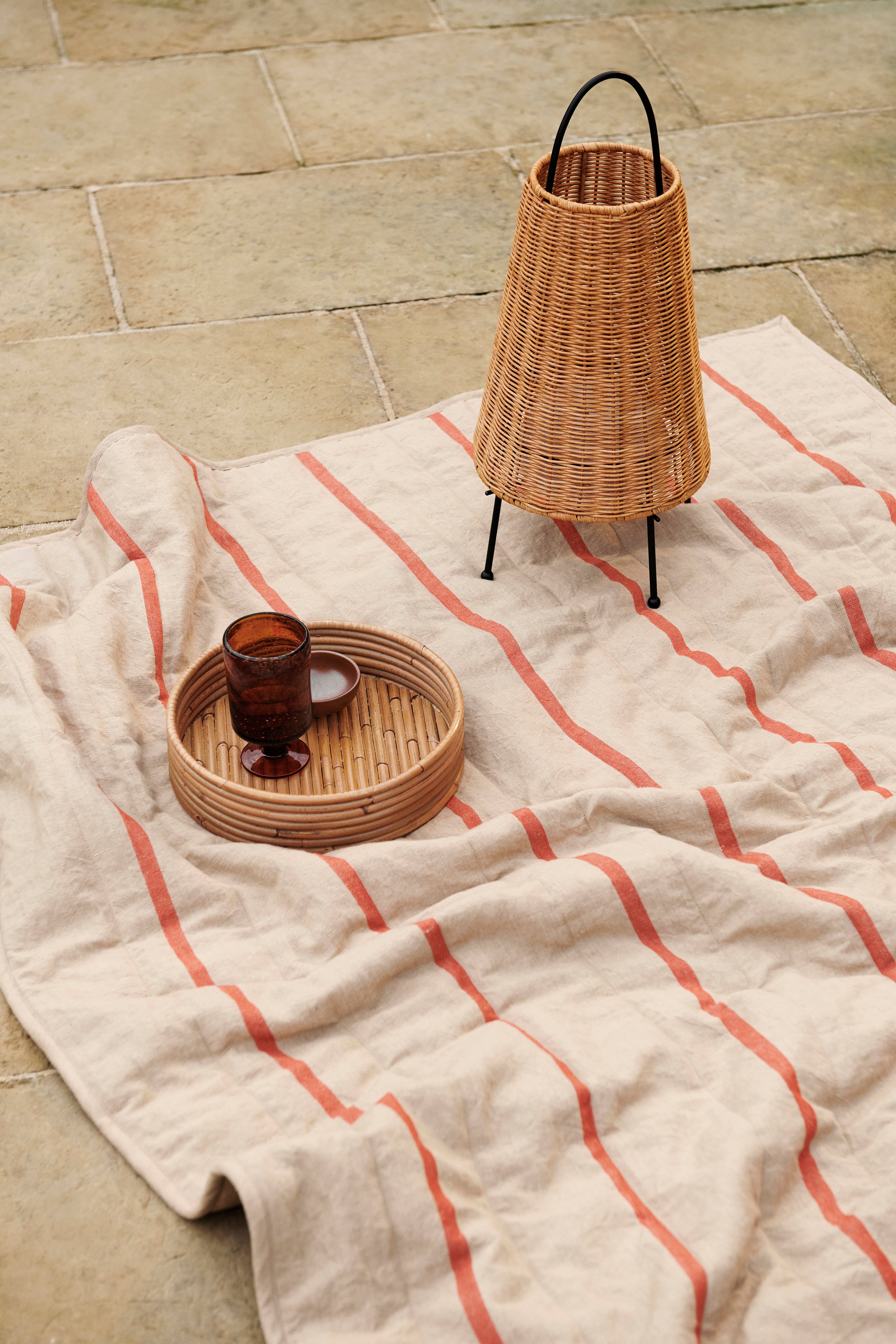 ISOLA Rattan-Tablett-Set 
