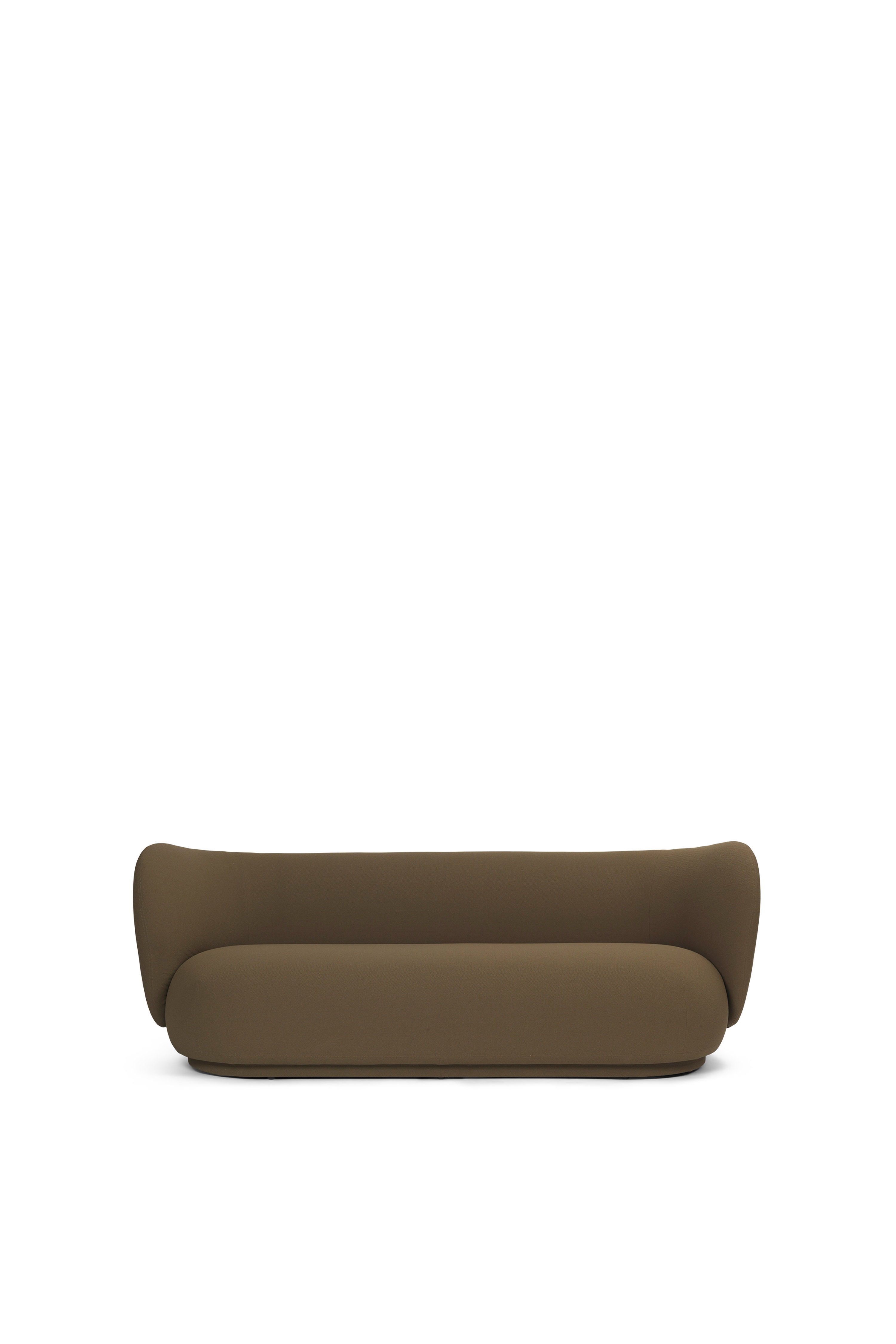 Rico upholstered 3-person sofa