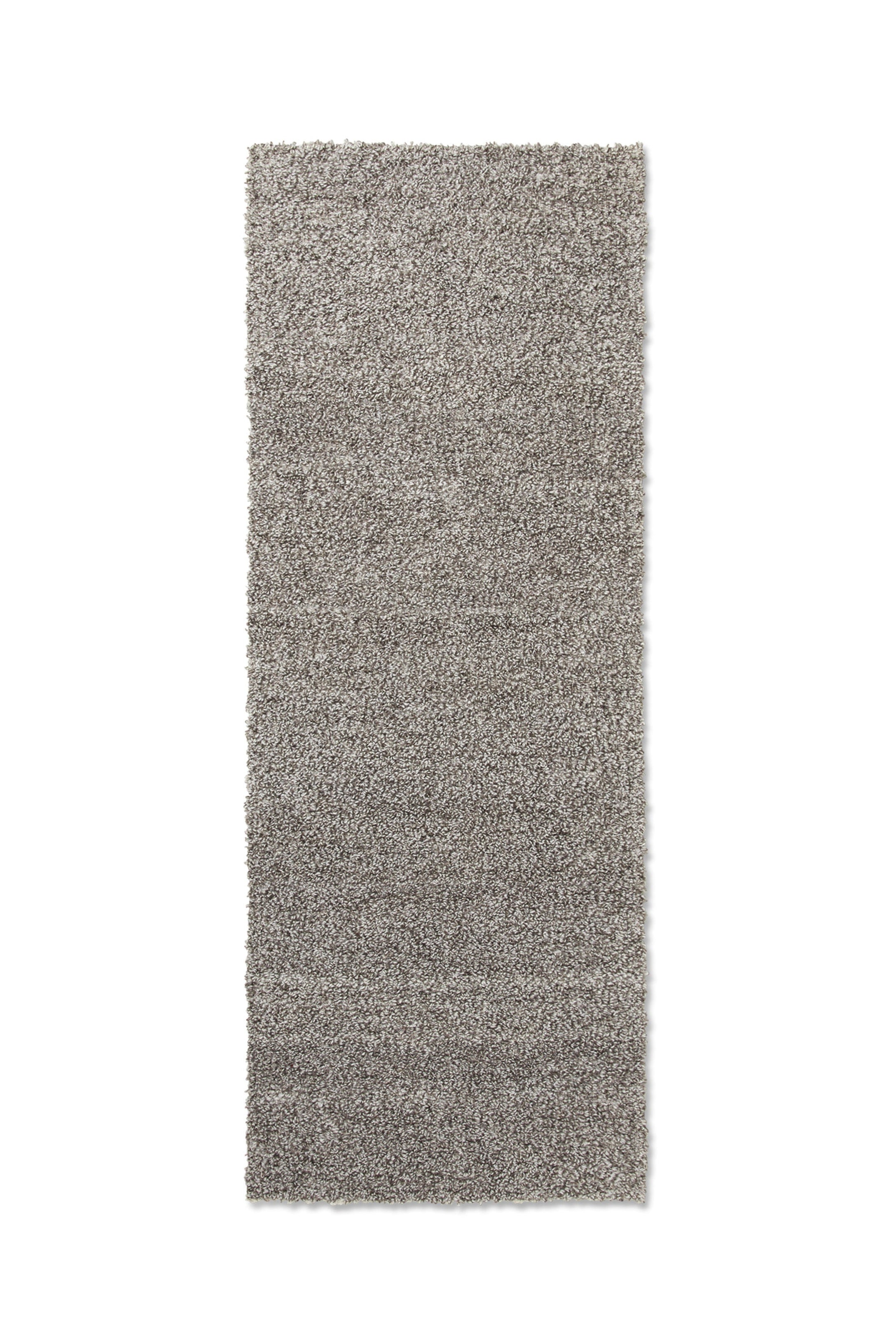 SLUB BOUCLÉ dark gray runner