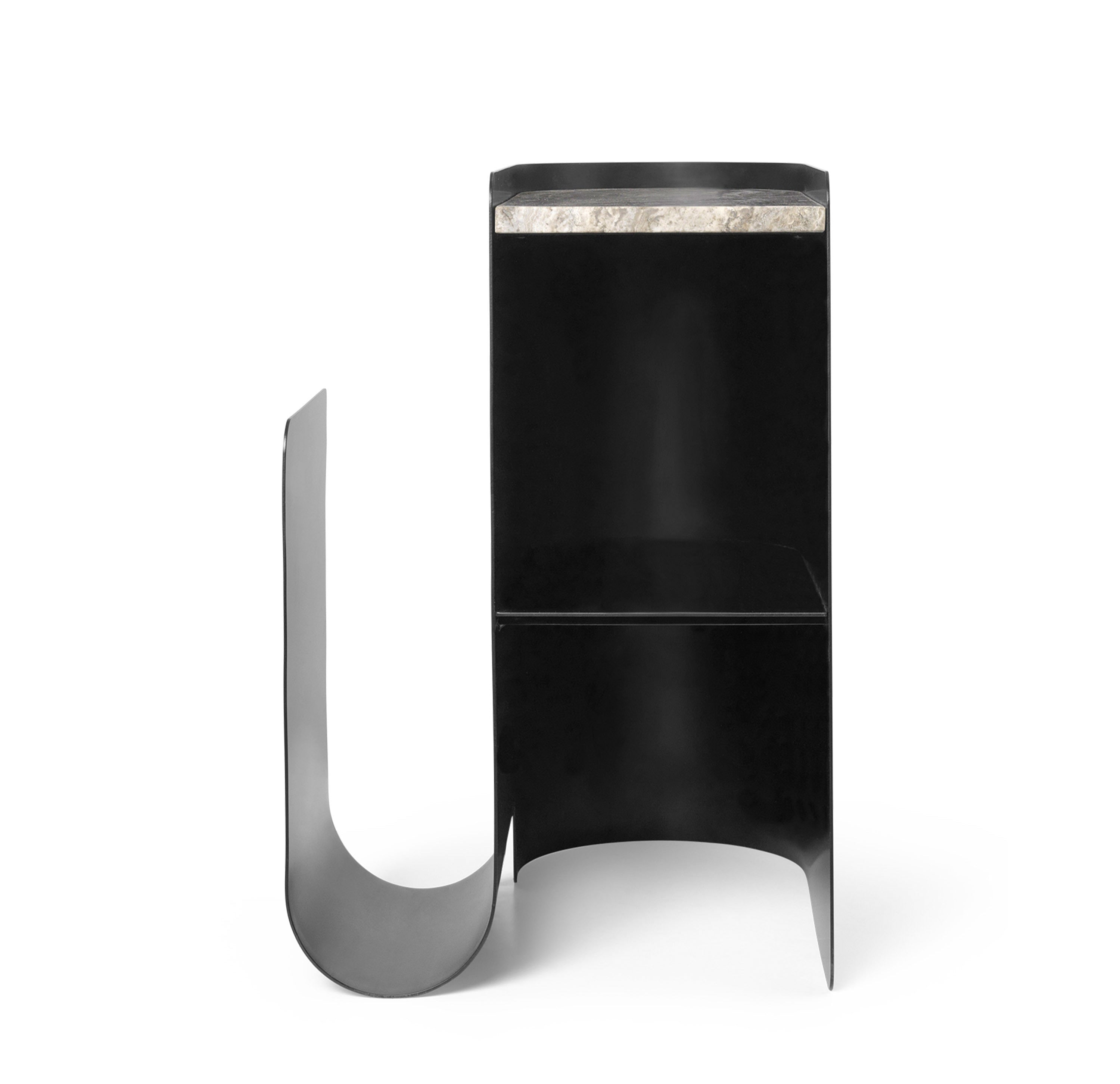 VAULT black side table