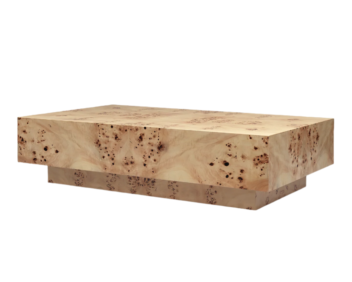 Couchtisch BURL Pappel Maserfurnier 