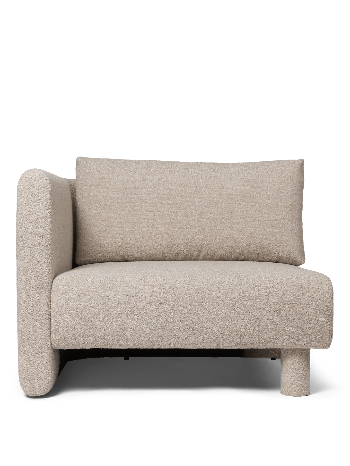 Dase modular sofa - left -hand element upholstered