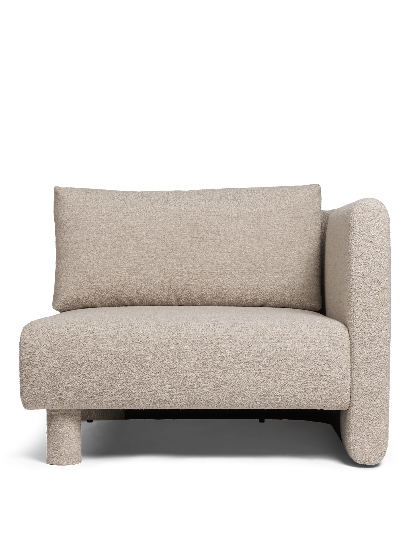 Dase modular sofa - right -handed element upholstered