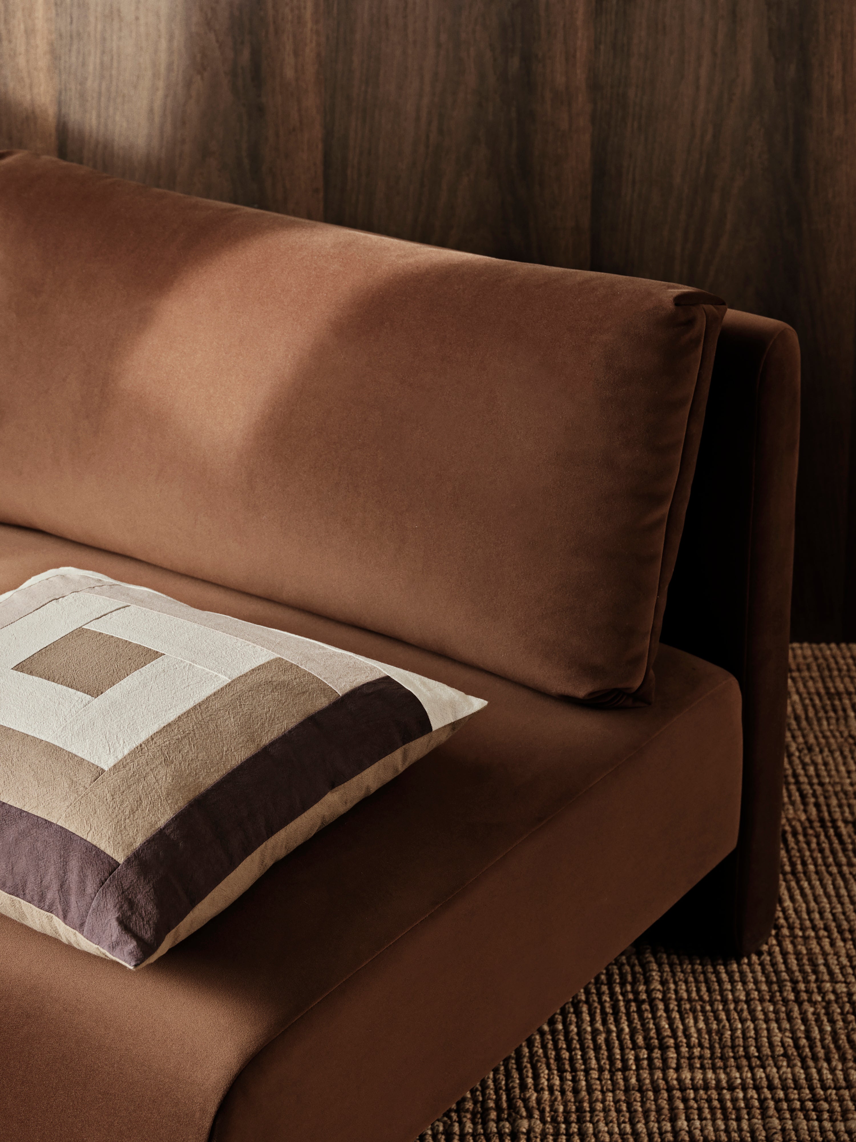Dase modular sofa - left -hand element upholstered