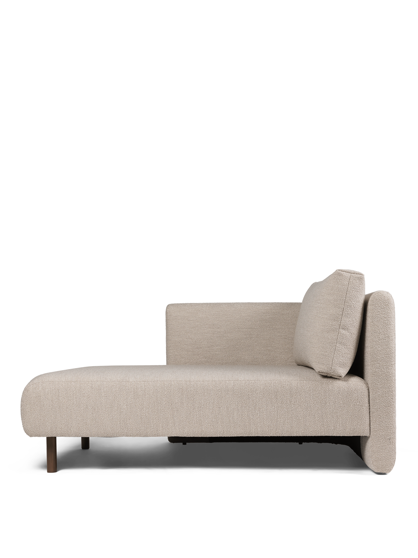 Dase modular sofa - left -handed soft bouclé beige